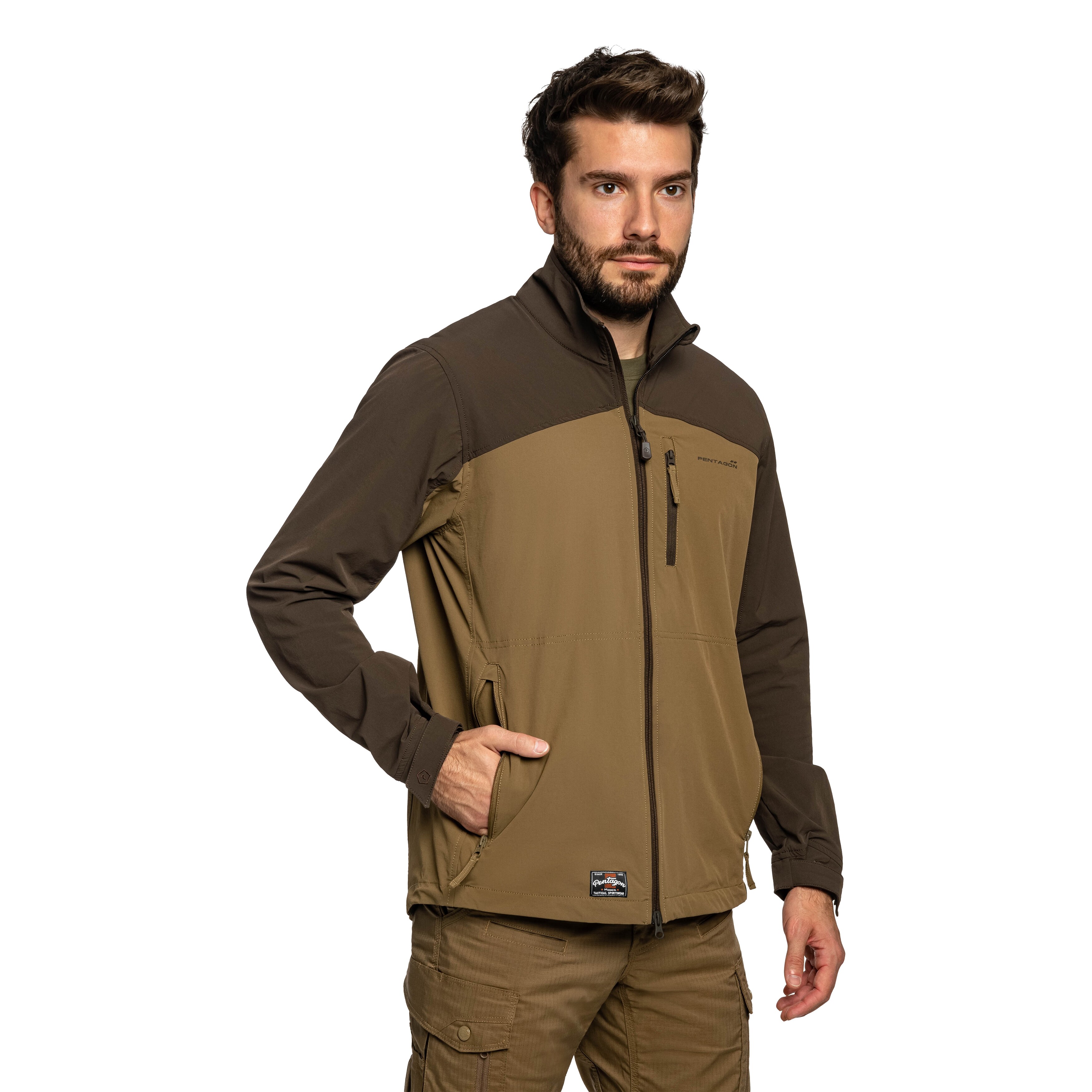 Pentagon Elite Light Softshell Jacket - Coyote/Mix