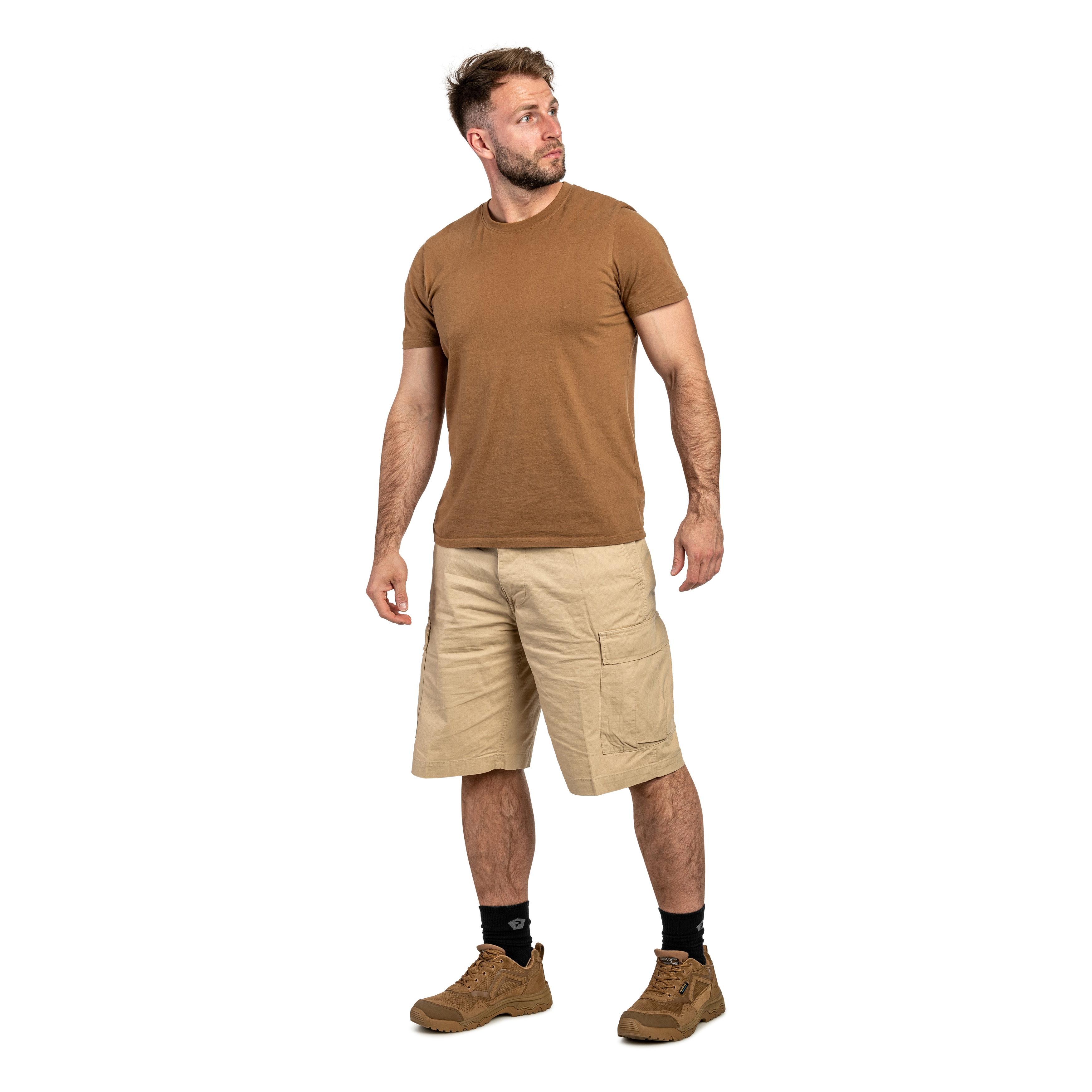 Mil-Tec Bermuda Rip-Stop Shorts Khaki