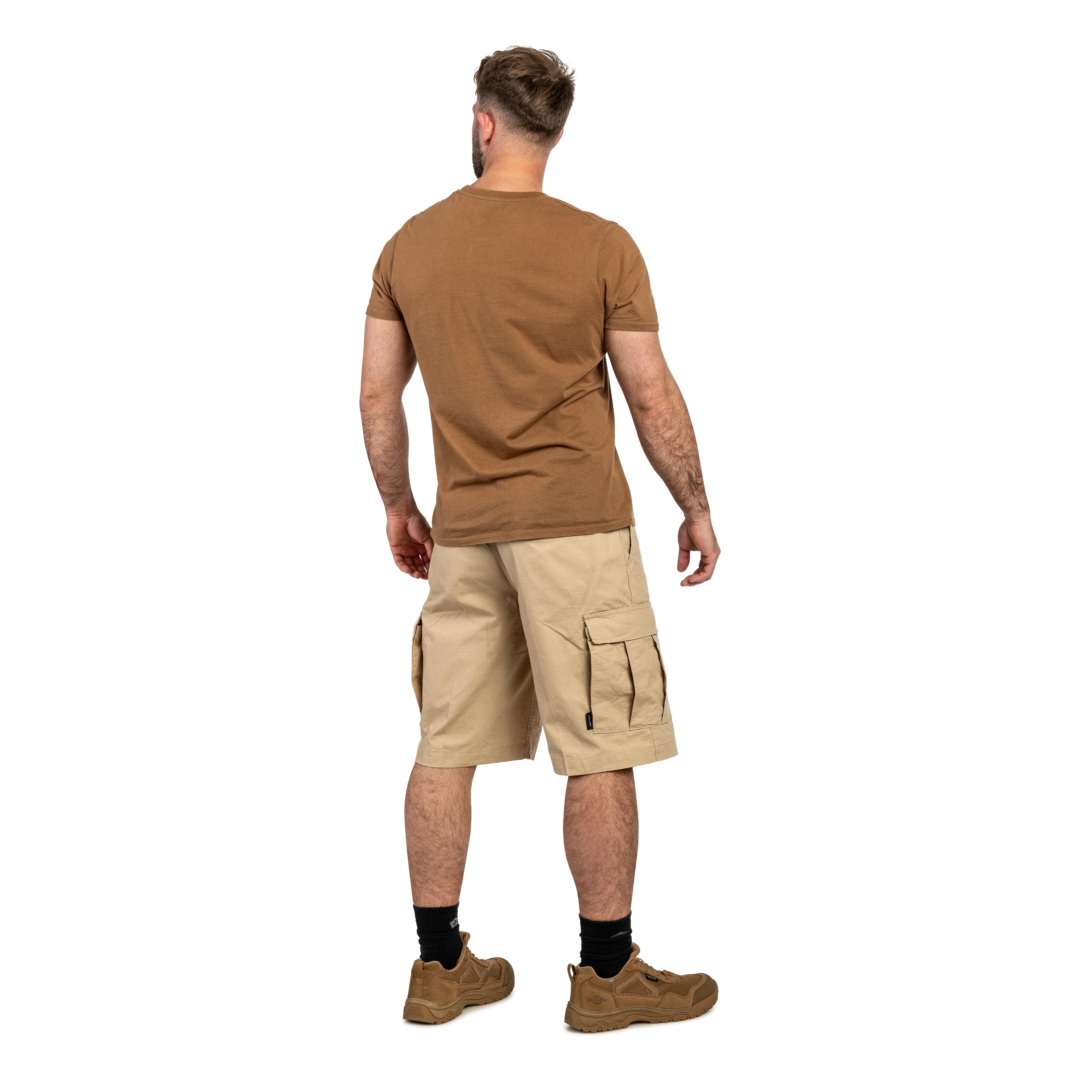Mil-Tec Bermuda Rip-Stop Shorts Khaki