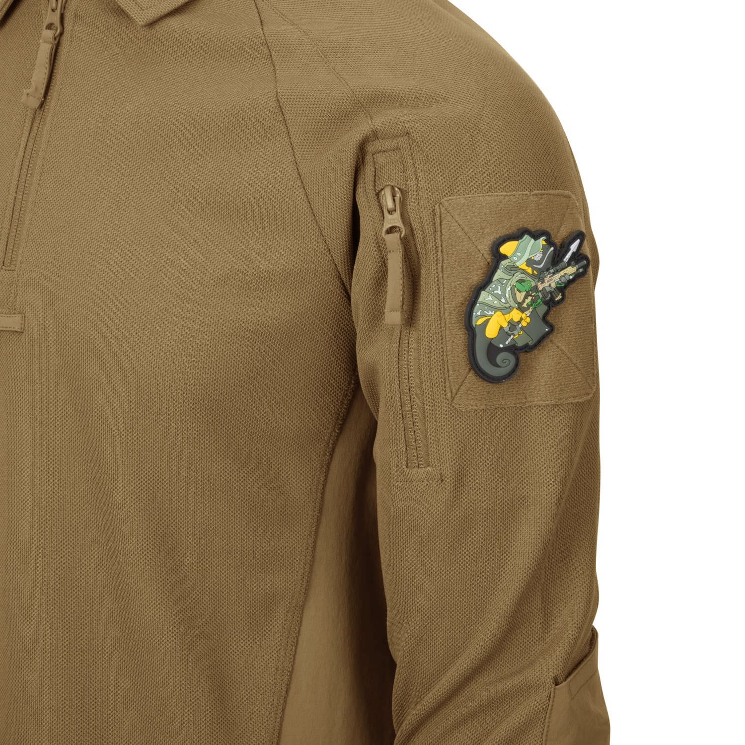 Helikon-Tex Range Long Sleeve Polo Shirt - Coyote