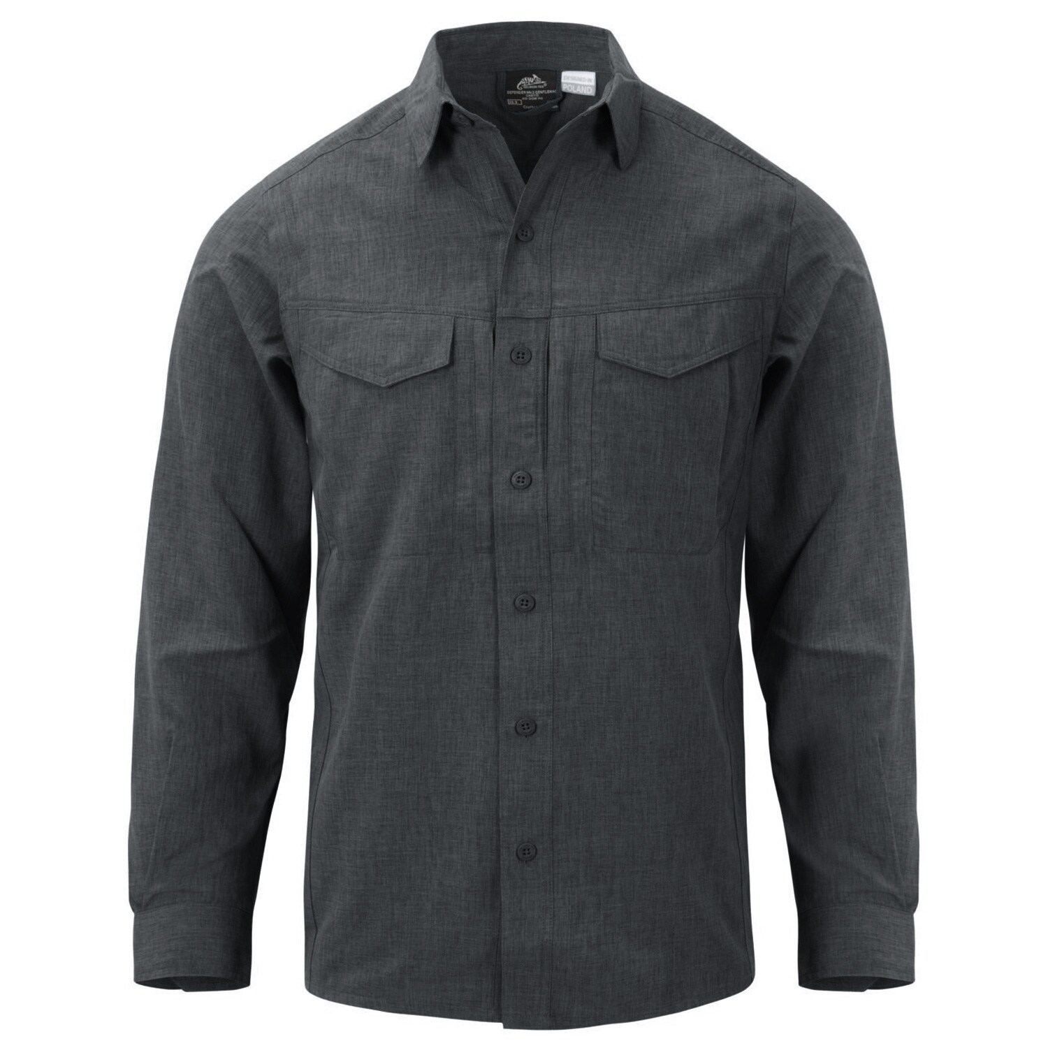 Helikon-Tex Defender Mk2 Gentleman Shirt - Black/Grey Melange
