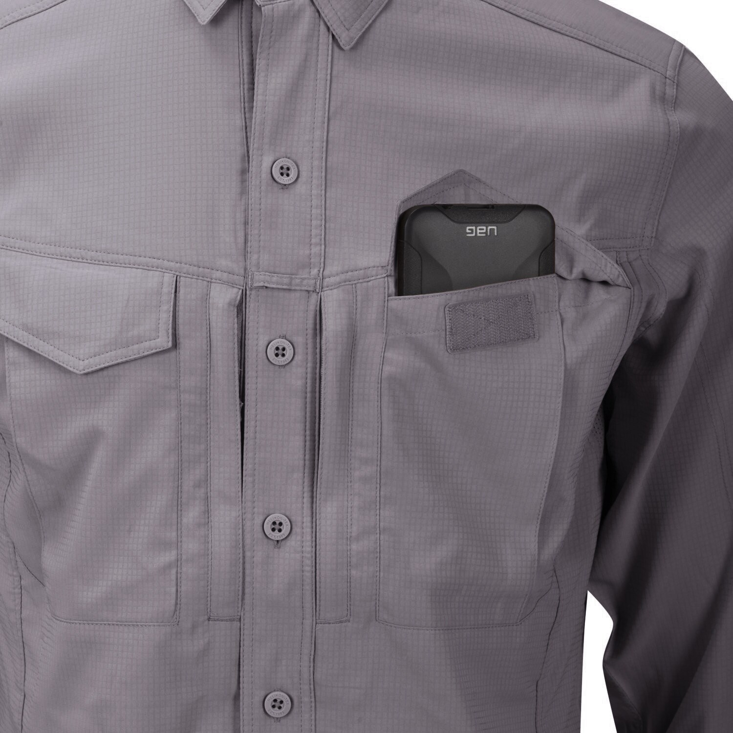 Helikon Defender Mk2 Tropical Long Sleeve Shirt - Castle Rock
