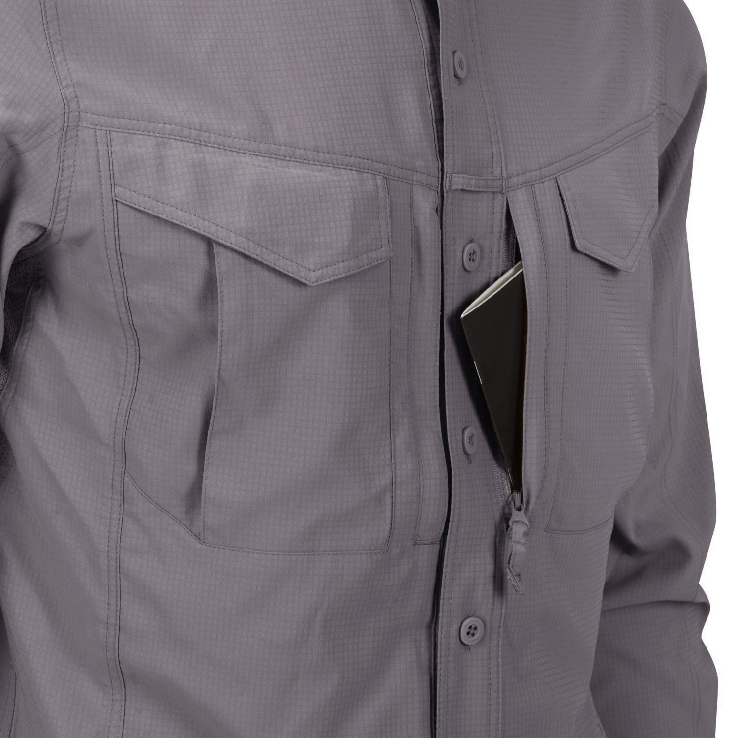 Helikon-Tex Defender Mk2 Tropical Long Sleeve Shirt - Castle Rock