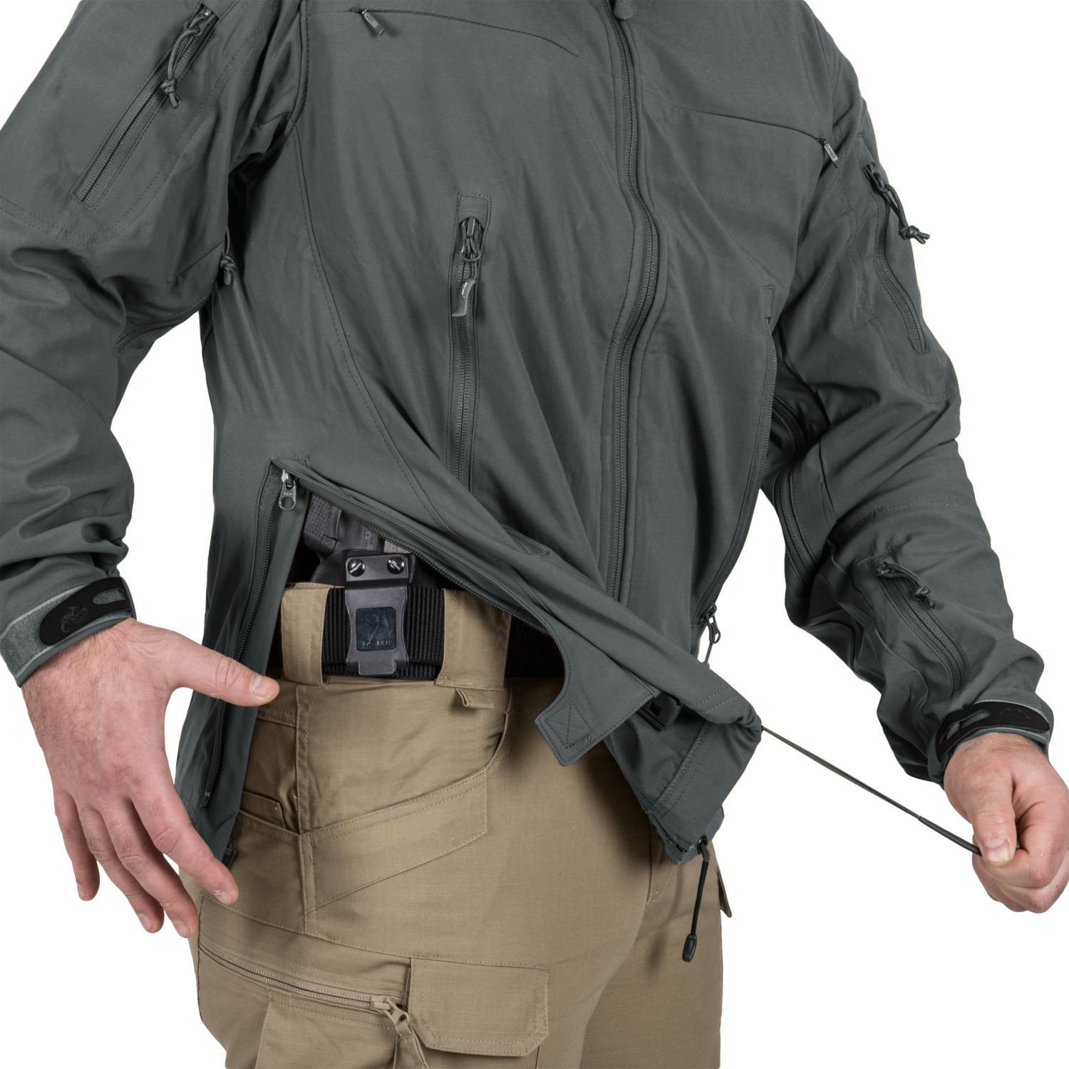 Helikon Cougar Softshell Windblocker QSA HID Jacket - Foliage Green