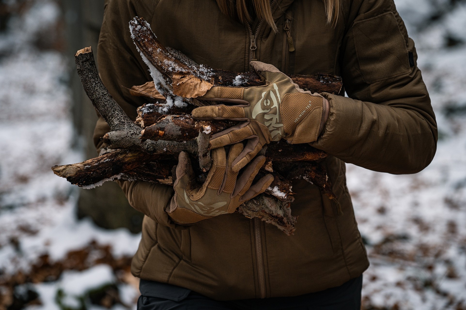 Helikon All Round Tactical Gloves - Coyote/Adaptive Green