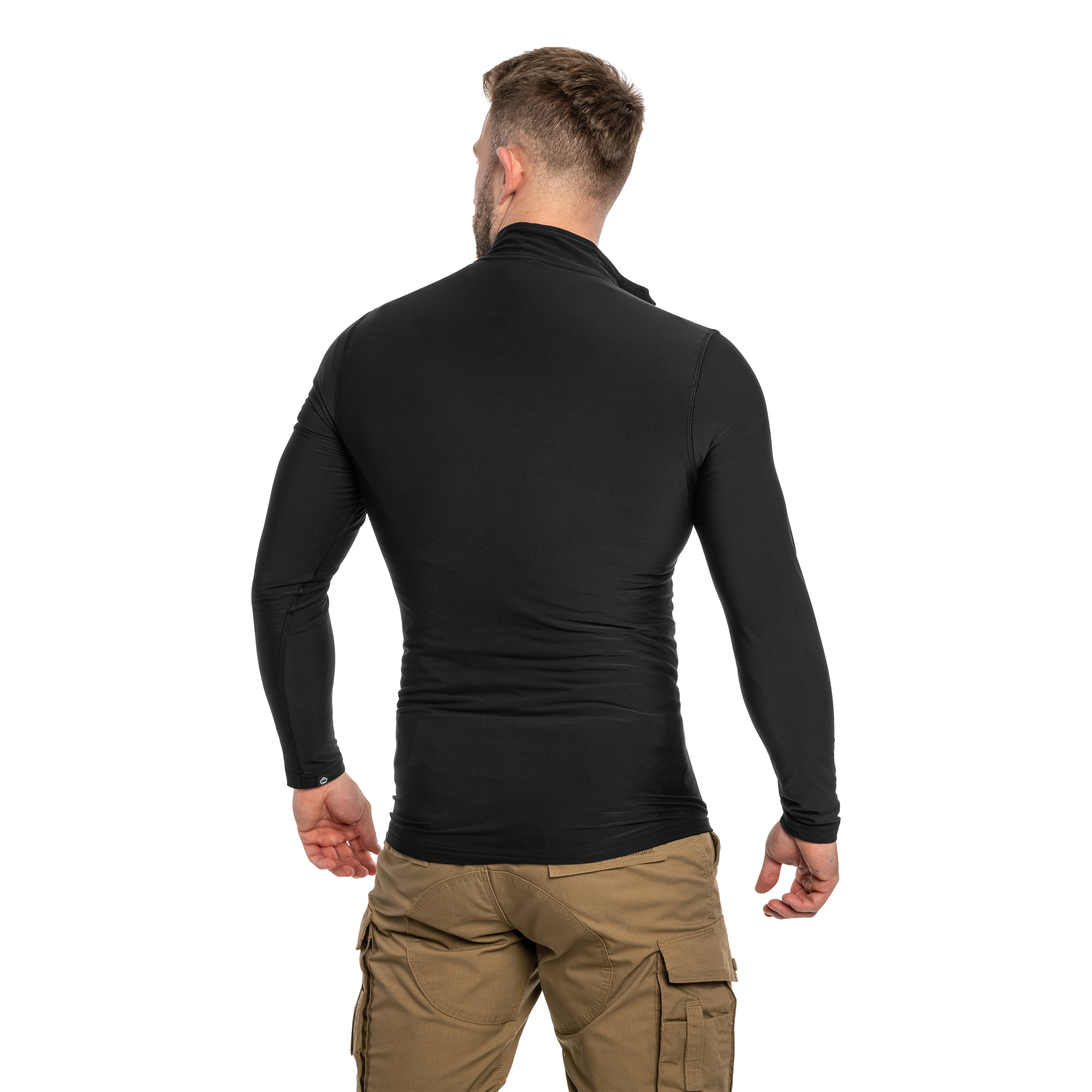 Pentagon Pindos 1/2 ZIP Thermoactive T-shirt - Black