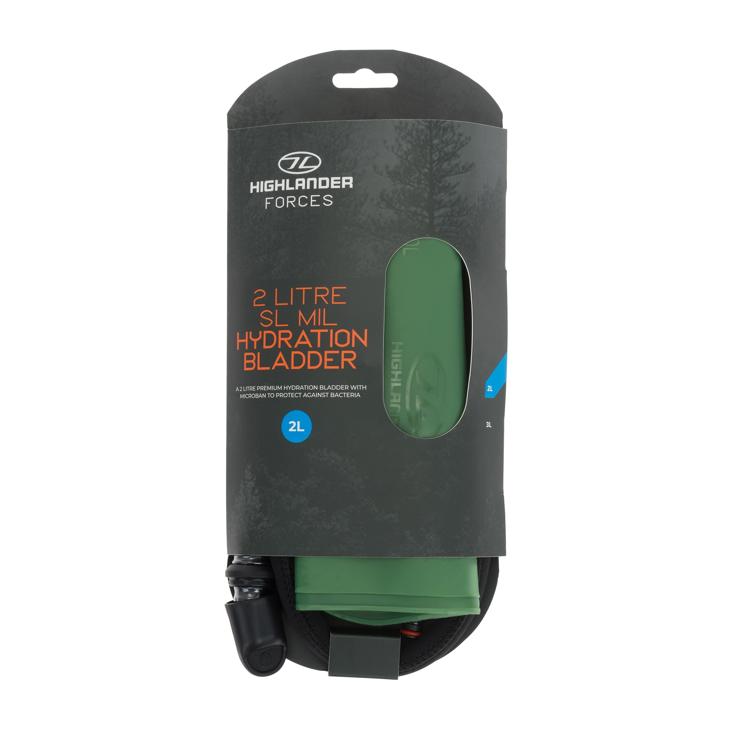 Highlander Forces SL Miltary Water Tank 2 l - Olive