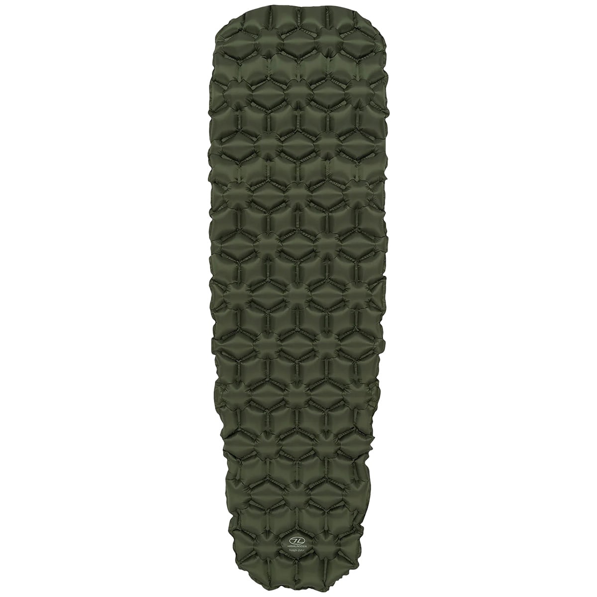 Highlander Outdoor Nap-Pak Inflatable Sleeping Mat - Olive