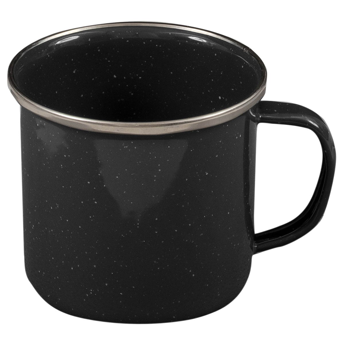 Highlander Outdoor Deluxe Steel Mug 350 ml - Black