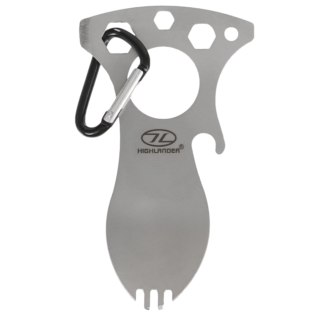 Highlander Outdoor Foon 5 In 1 Tool Essentials kit with carabiner