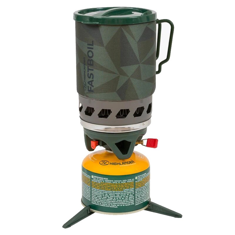 Highlander Fastboil MK3 Travel Stove with pot - Olive