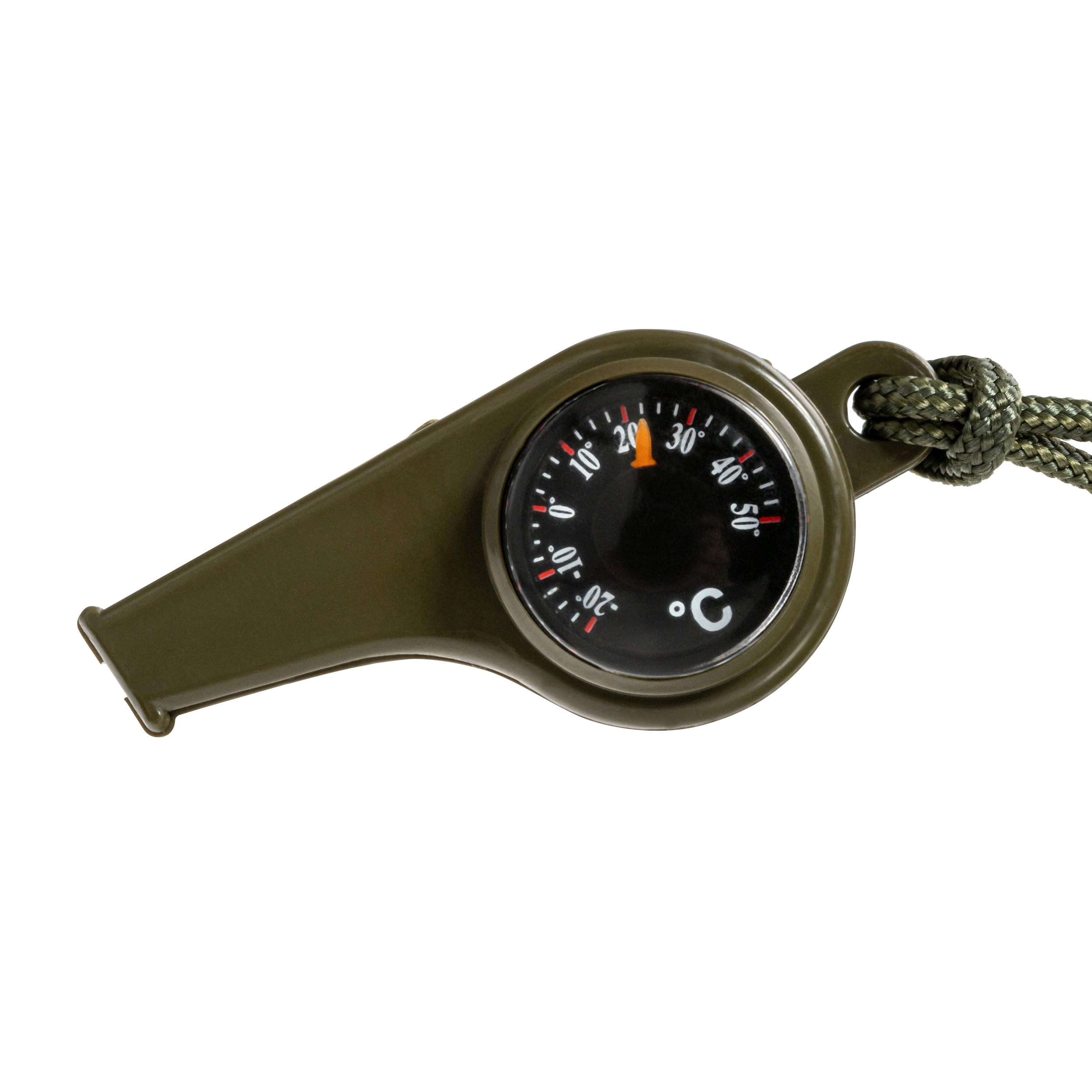 Highlander Outdoor Whistle with compass and thermometer