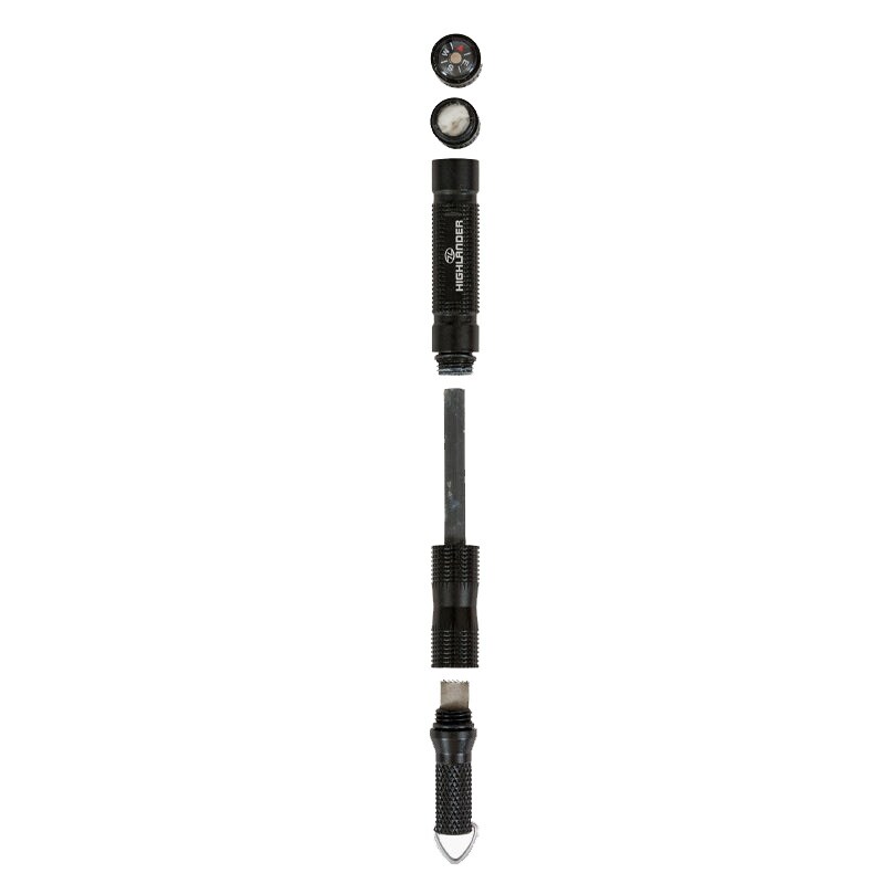 Highlander Outdoor Fire Starter Set with compass