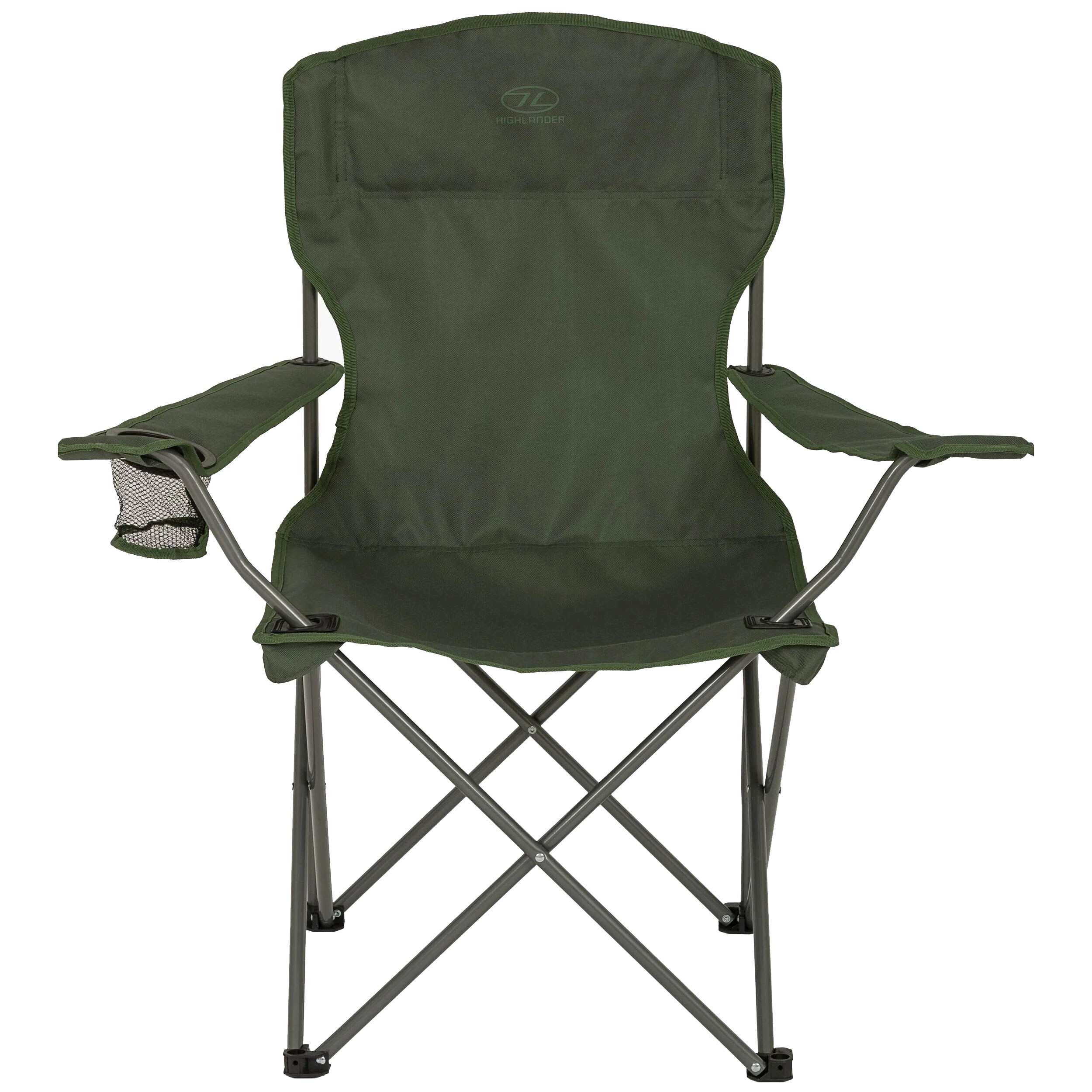 Highlander Outdoor Edinburgh Camp Chair - Olive