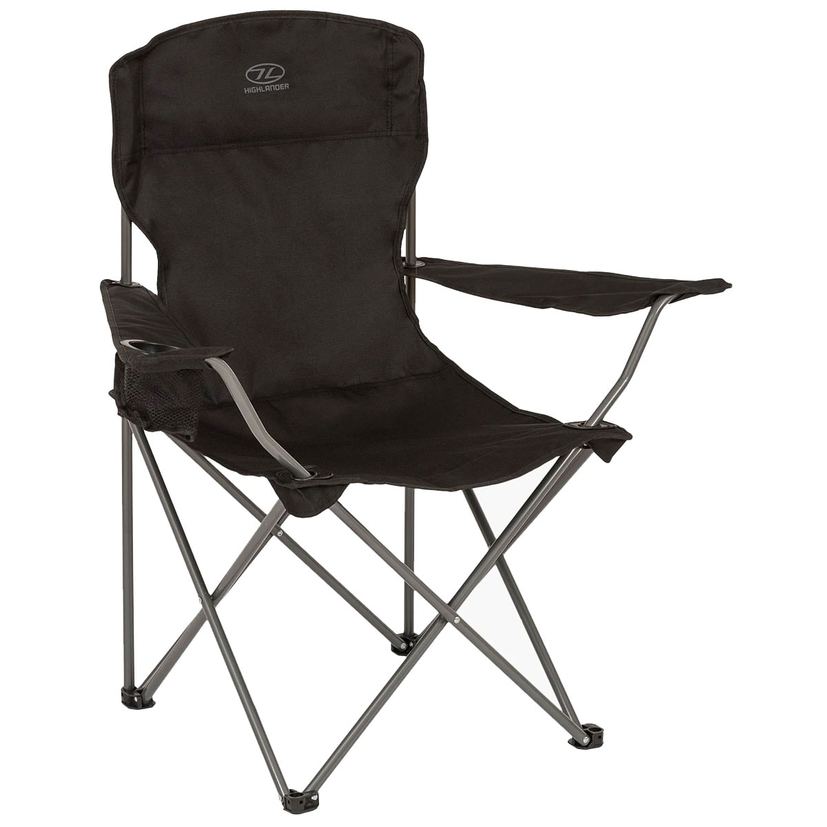Highlander Outdoor Edinburgh Camping Chair - Black