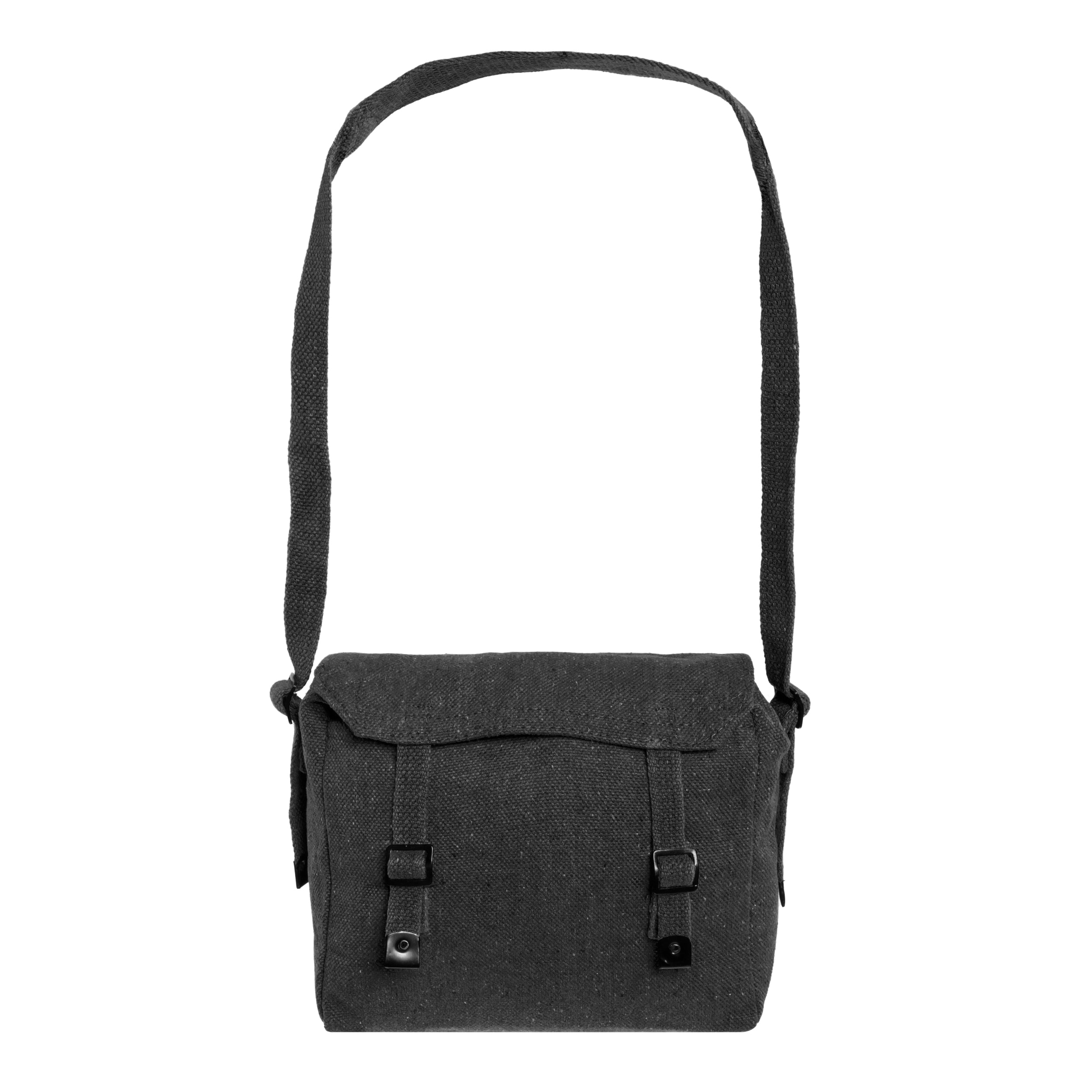 Highlander Outdoor Webbing Haversack Bag - Black