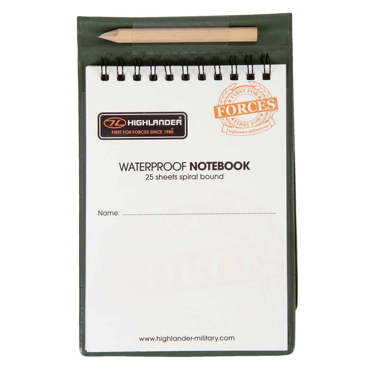 Highlander Forces Waterproof Notebook 150 x 105 mm