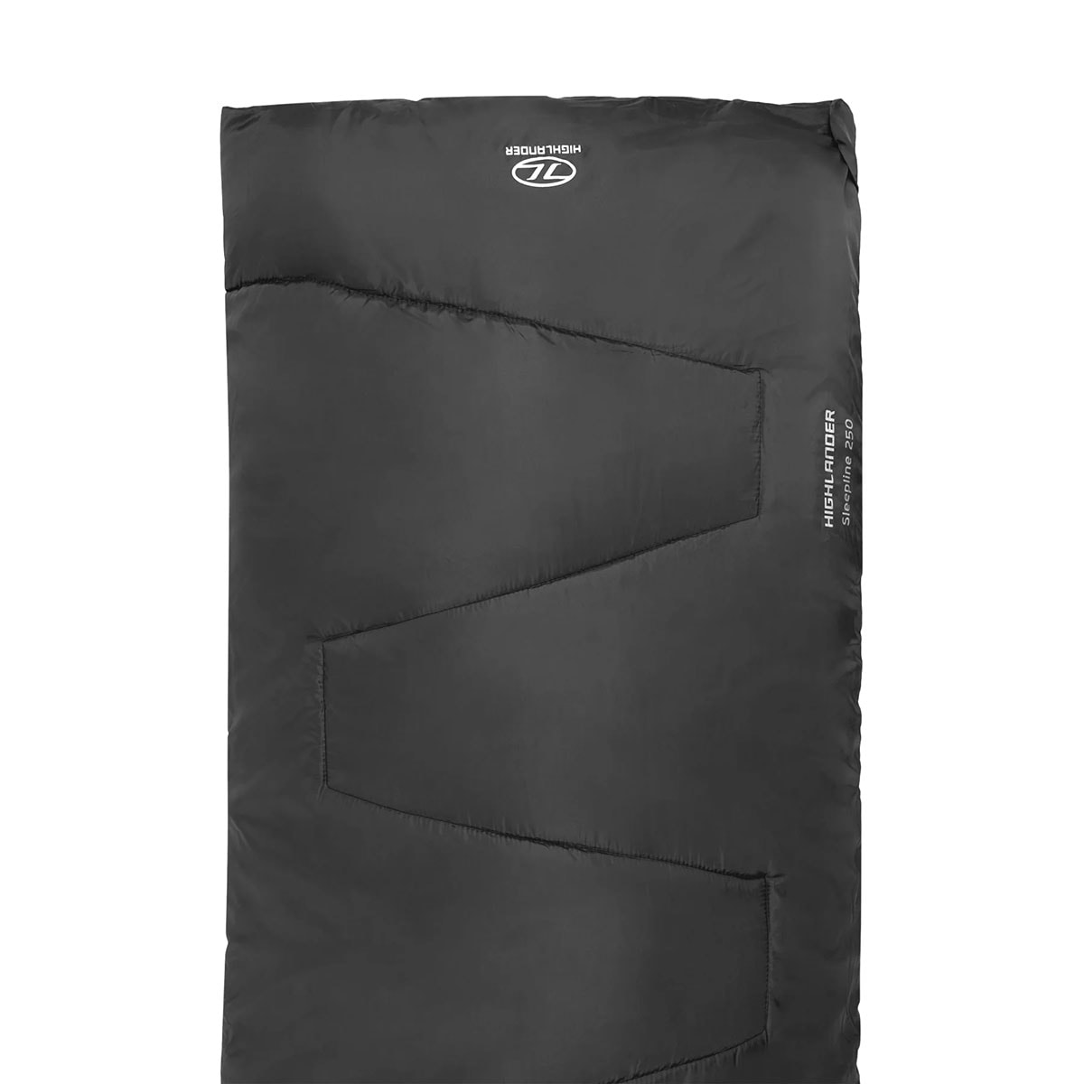 Highlander Outdoor Sleepline Envelope 250 Sleeping Bag - Charcoal