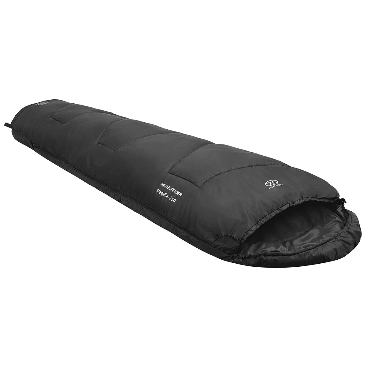 Highlander Outdoor Sleepline Mummy 250 Sleeping Bag - Charcoal