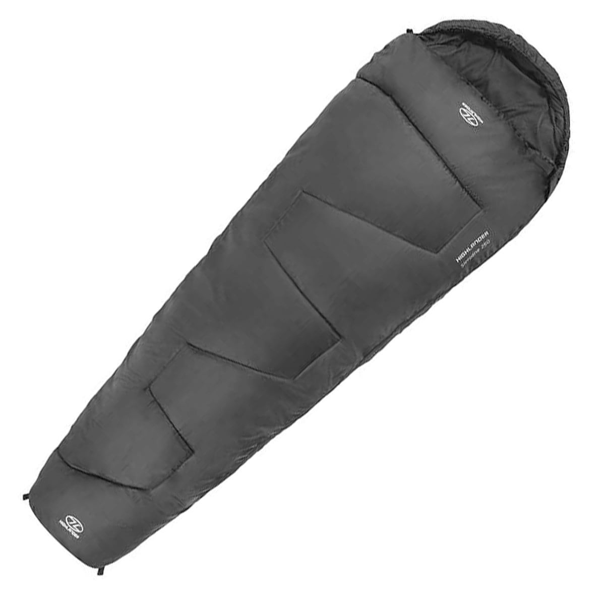 Highlander Outdoor Sleepline Mummy 250 Sleeping Bag - Charcoal