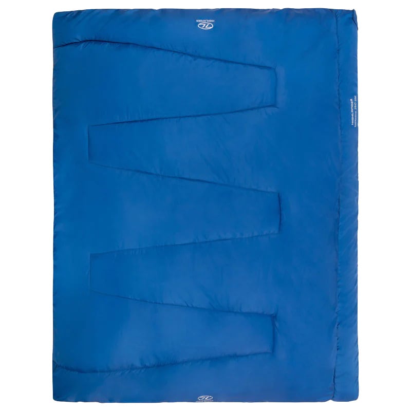 Highlander Outdoor Sleepline Double Envelope 250 Sleeping Bag - Blue