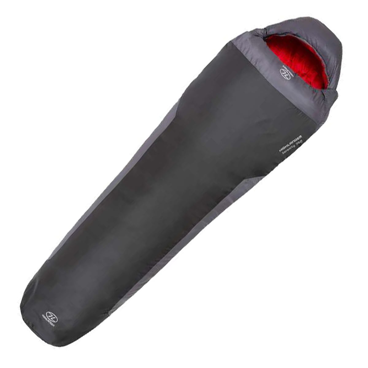 Highlander Outdoor Serenity Mummy 350 Sleeping Bag - Charcoal