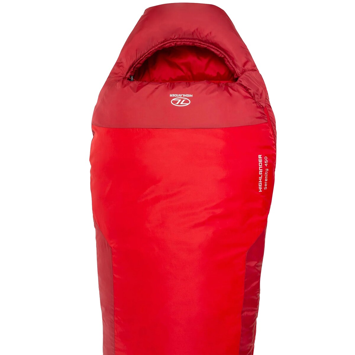 Highlander Outdoor Serenity Mummy 450 Sleeping Bag - Red