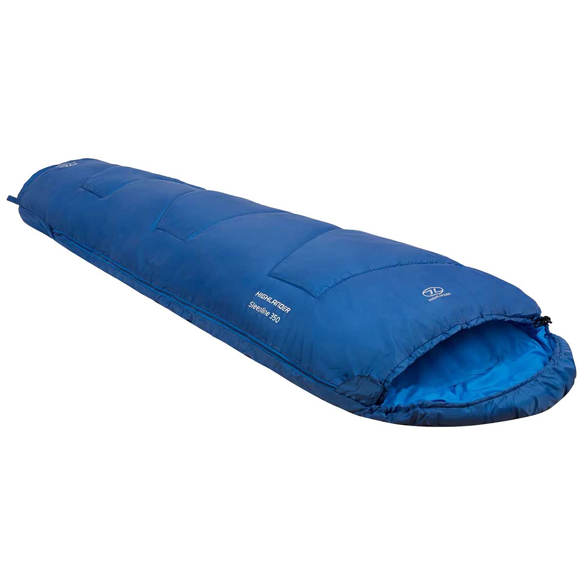 Highlander Outdoor Sleepline Mummy 350 Sleeping Bag - Blue