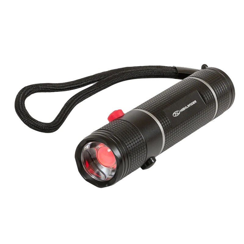 Highlander Outdoor flashlight Hawkeye 3W Dual Button - 260 lumenów