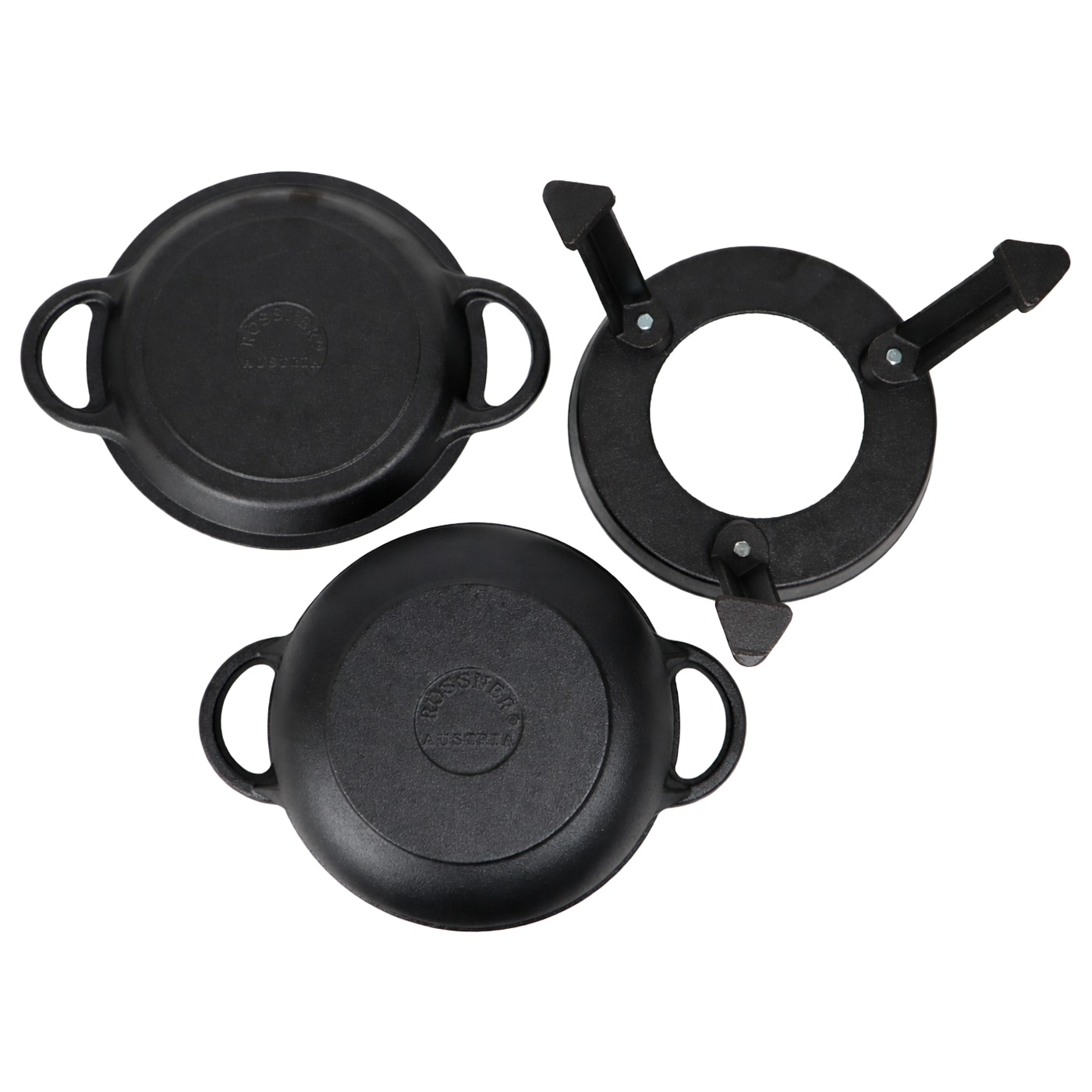 Rossner 3in1 iron enamelled cauldron 8 l