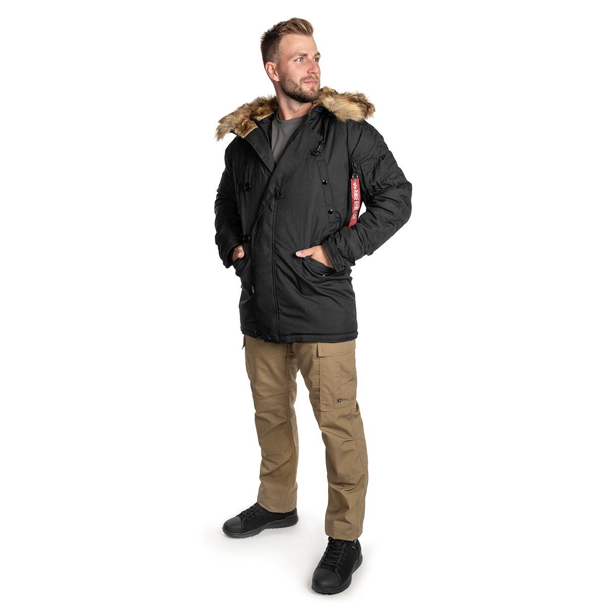 The Alpha Industries Explorer Jacket - Black