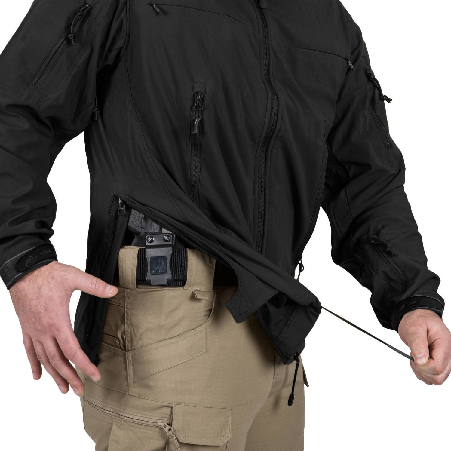 Helikon-Tex Cougar Softshell Windblocker QSA HID Jacket - Black