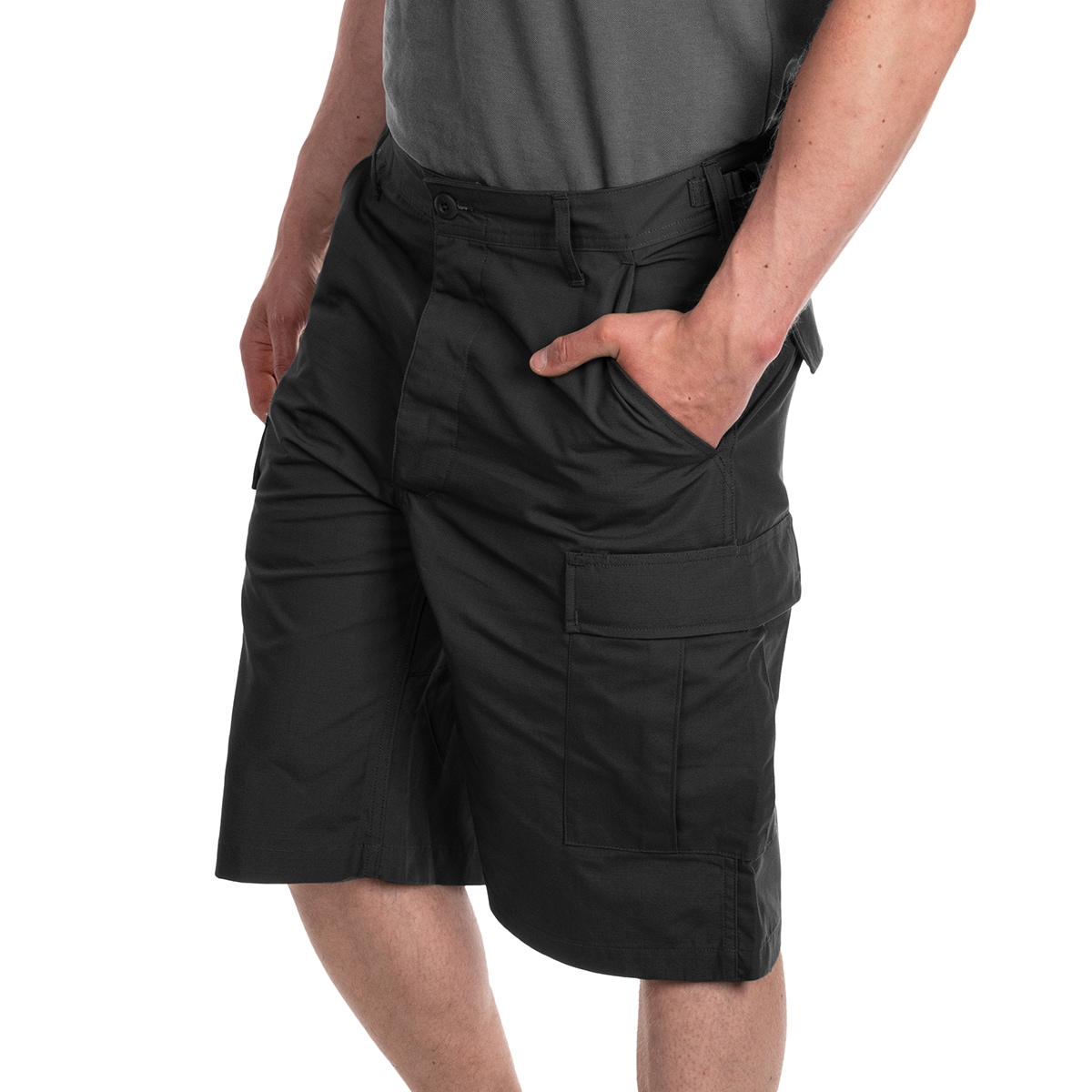 Helikon-Tex BDU PoliCotton Ripstop Shorts - Black
