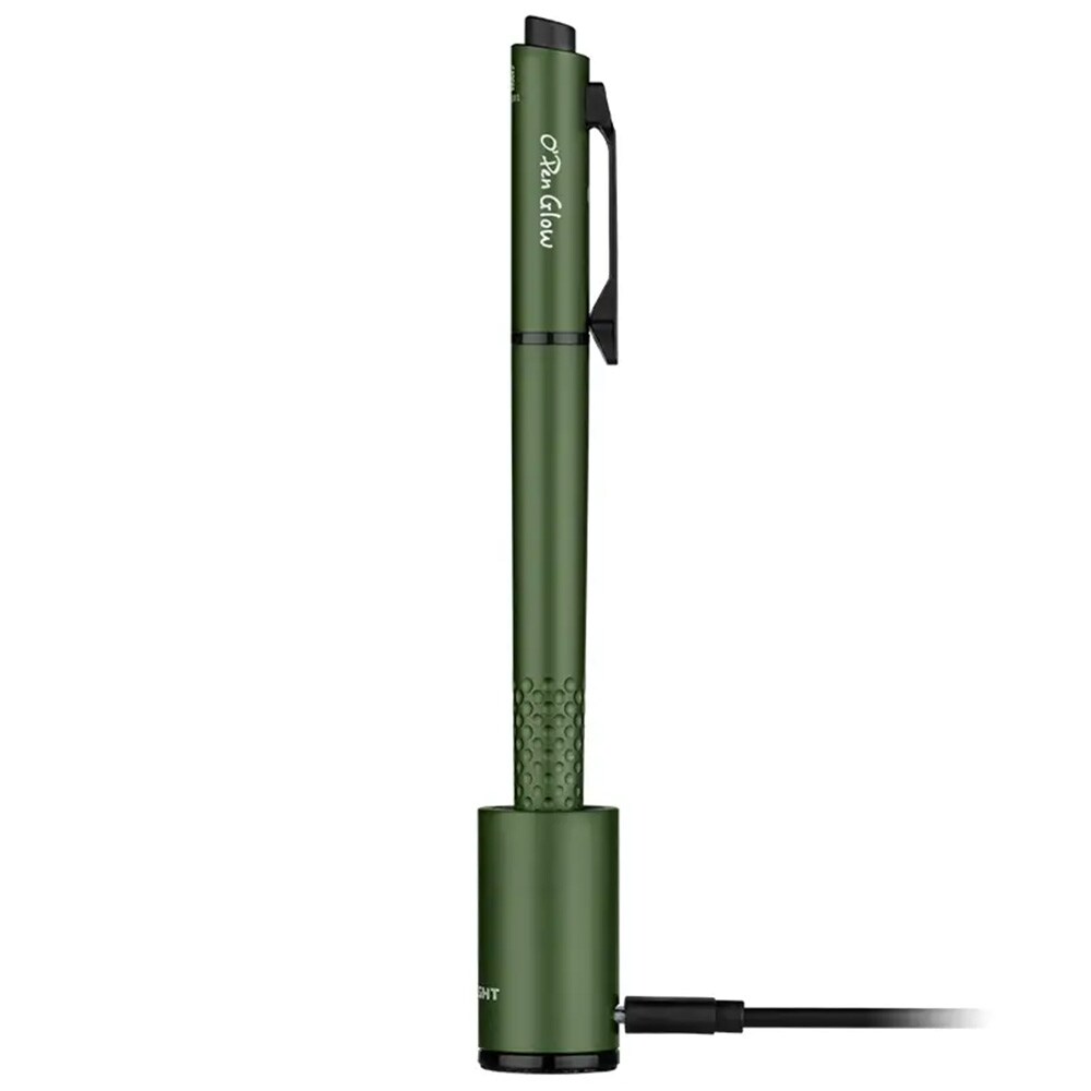 Olight O'Pen Glow OD Green Pen Flashlight - 120 lumens