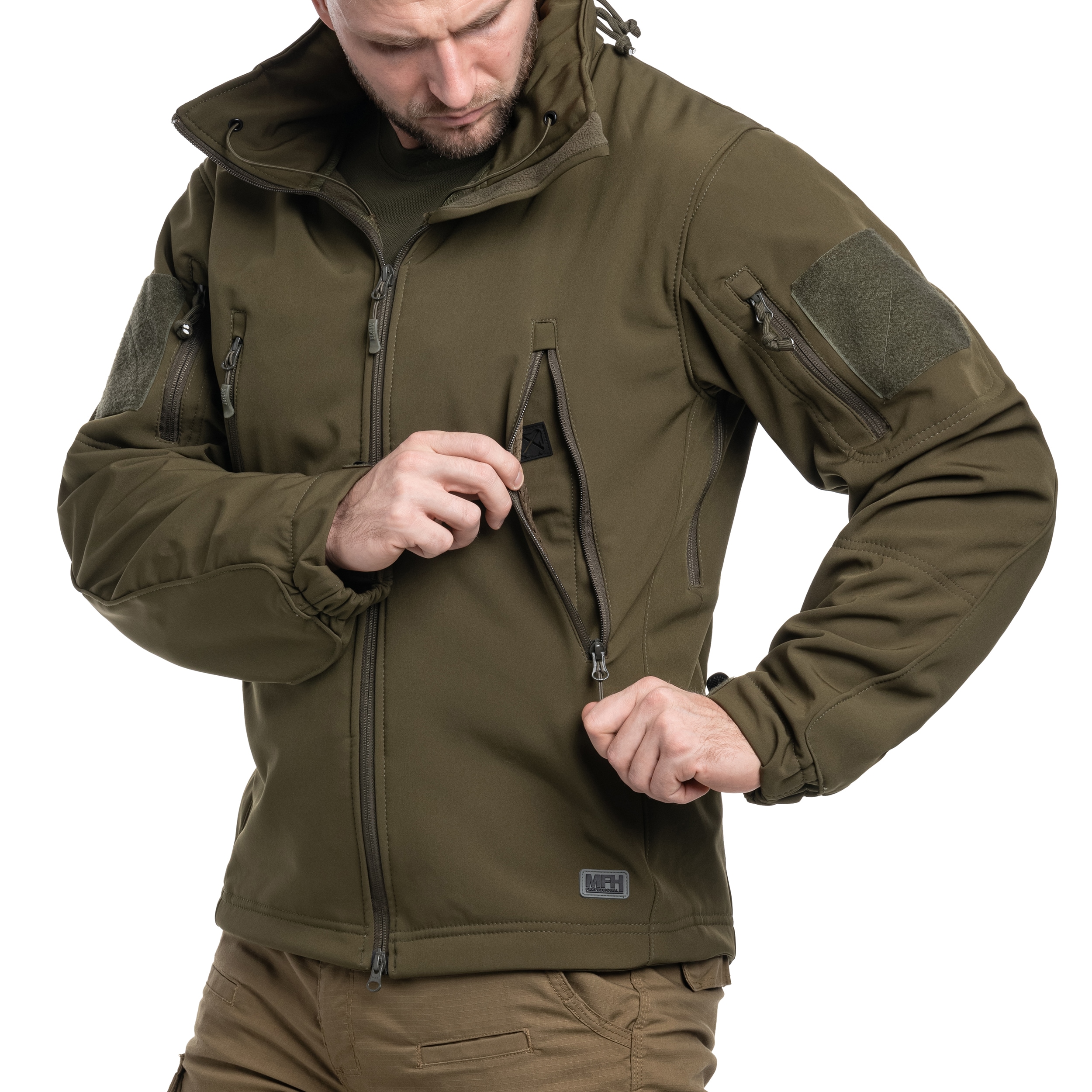 MFH Scorpion Softshell Jacket - Olive