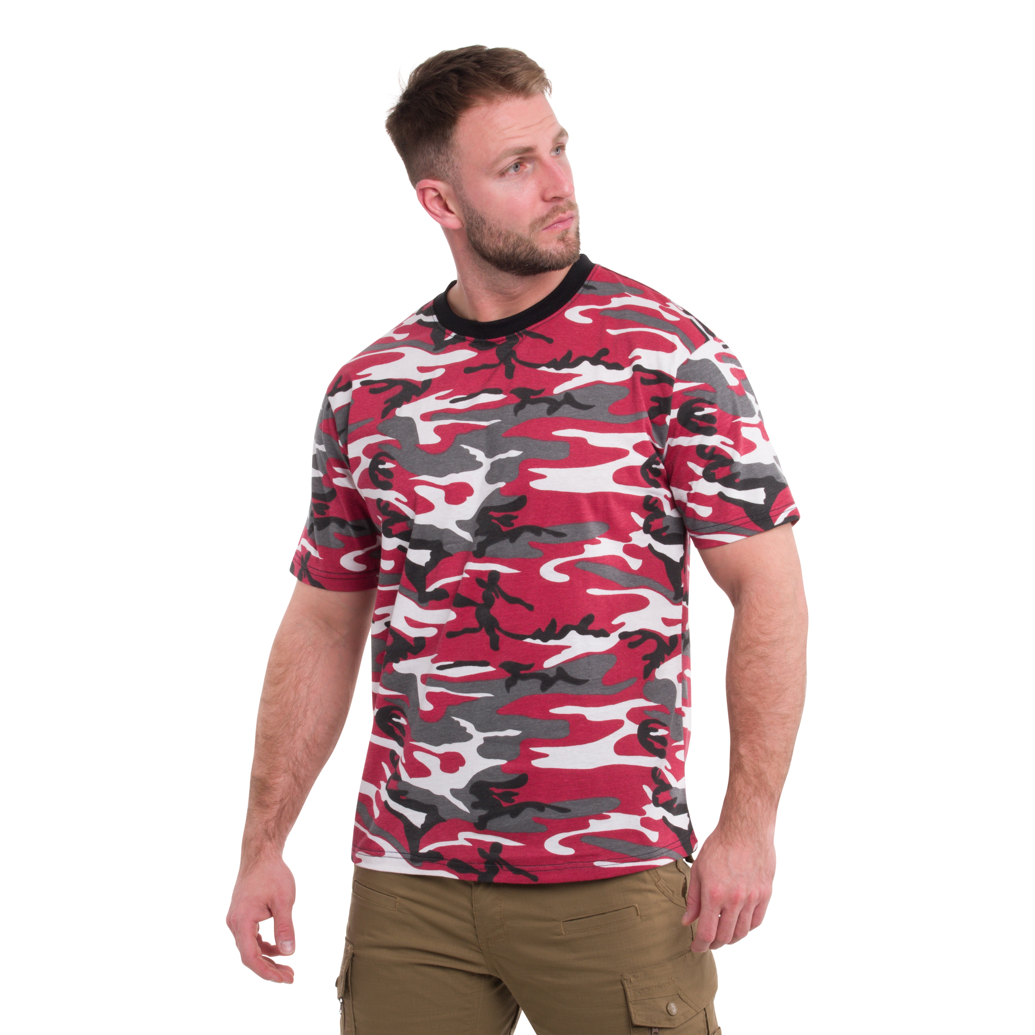 MFH Streetstyle T-shirt - Red Camo