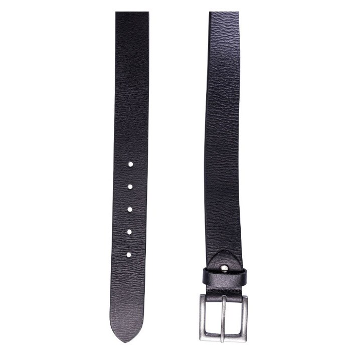 Mil-Tec Nappa Leather Belt - Black
