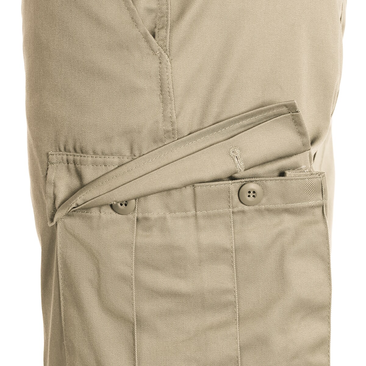 Mil-Tec BDU Reinforced Military Pants - Khaki