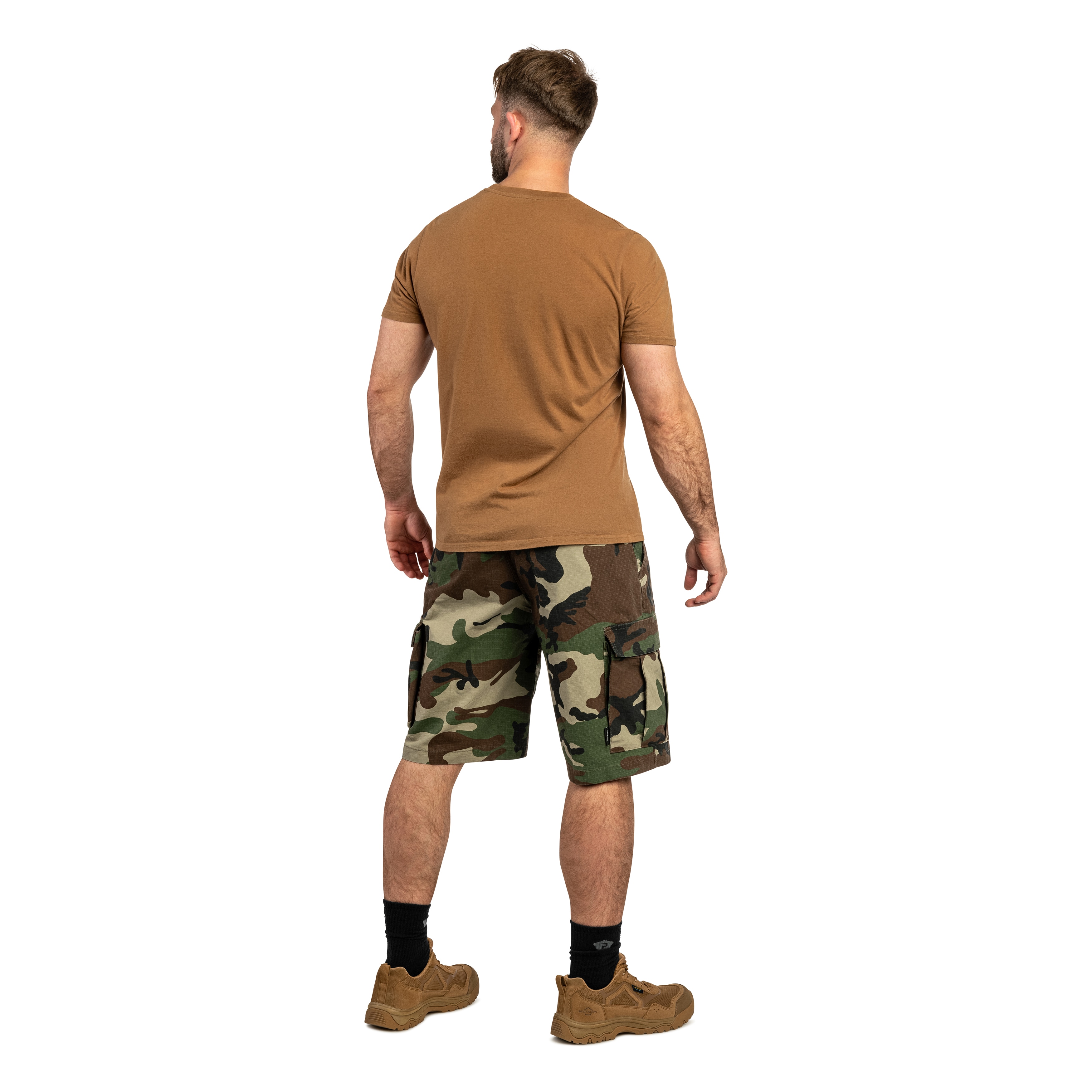 Mil-Tec Bermuda Rip-Stop Shorts Woodland