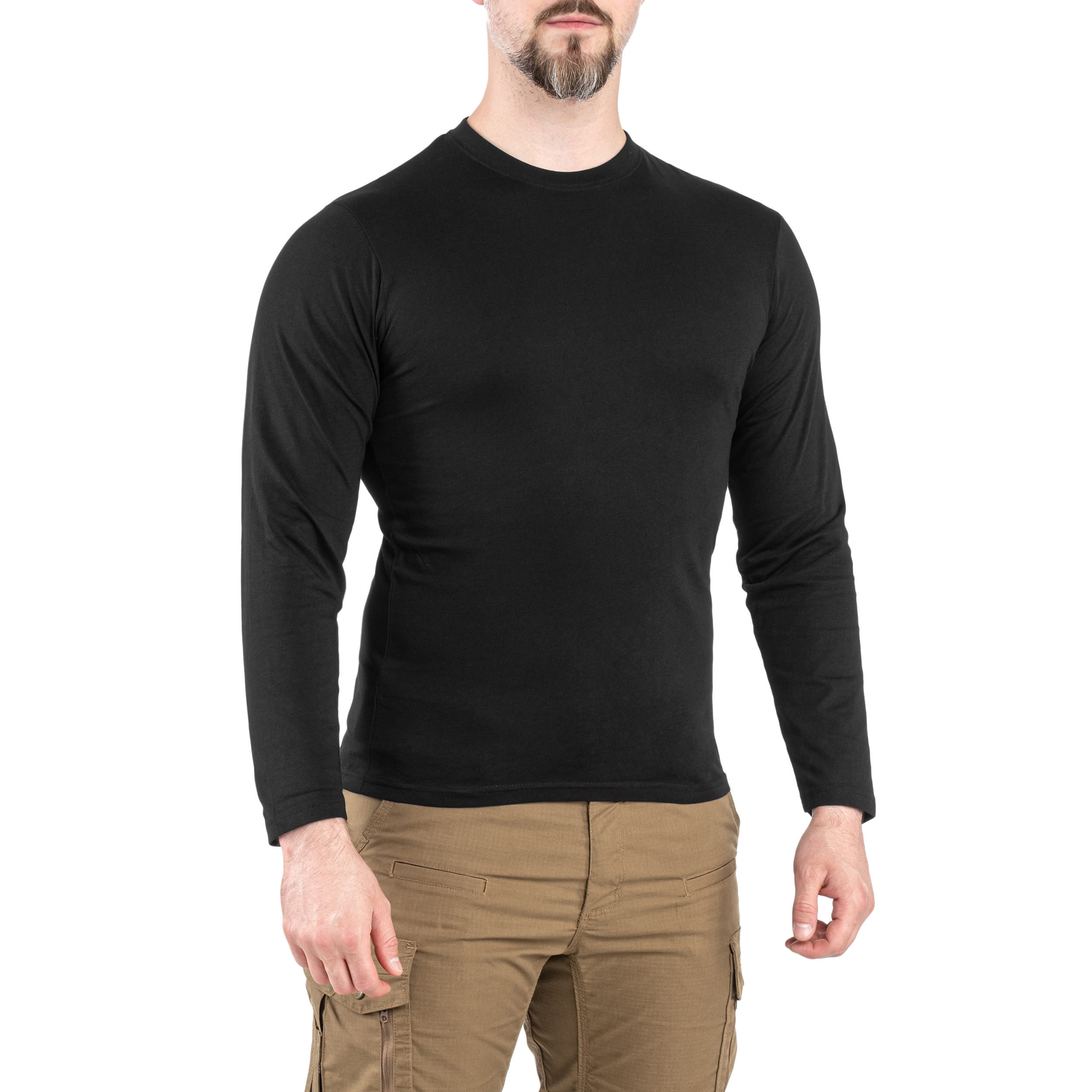 Mil-Tec Longsleeve T-Shirt - Black