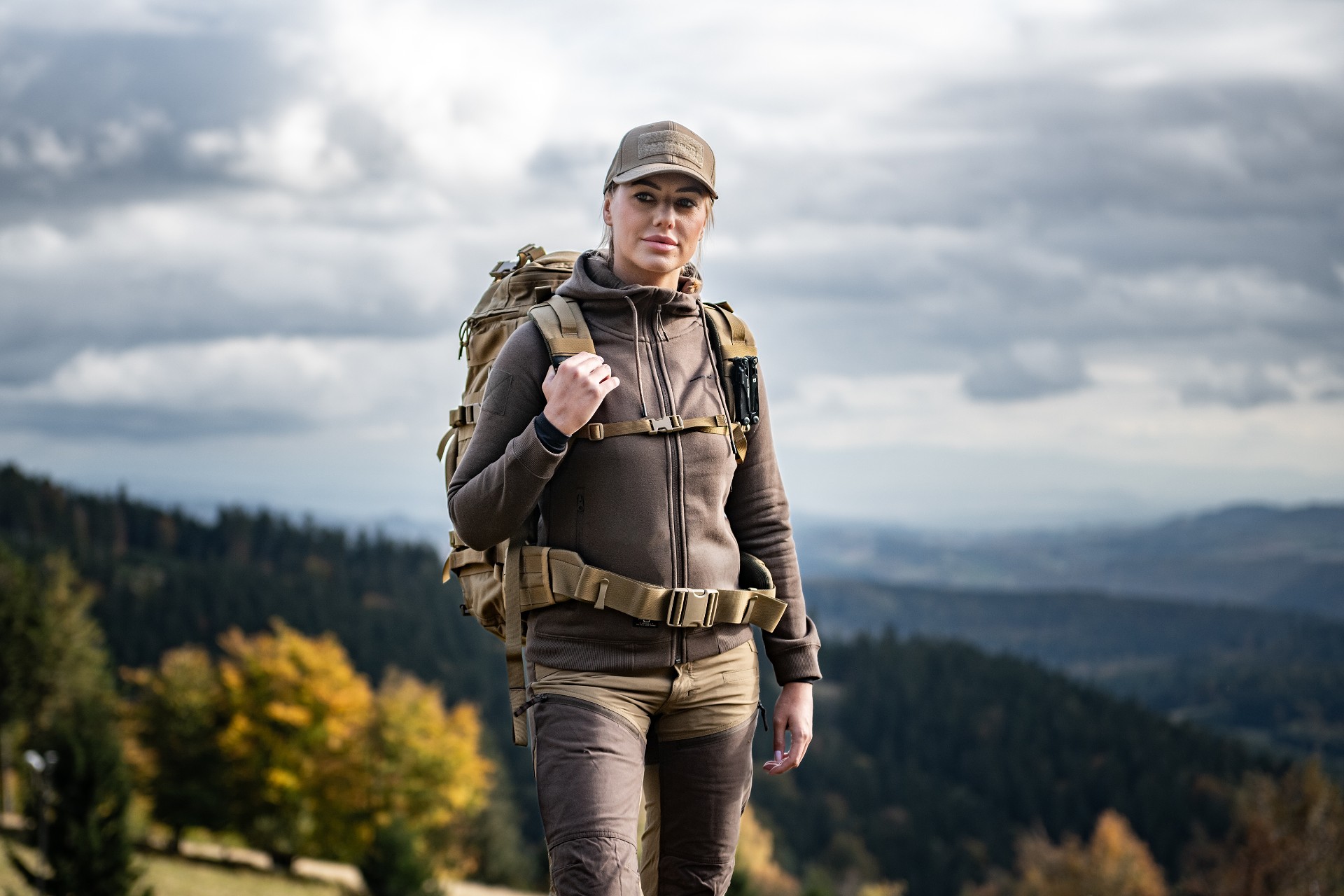 Pentagon Aphrodite Women's Sweater - Camo Green