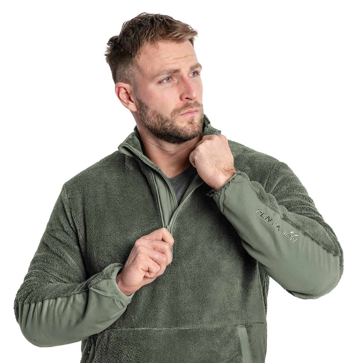 Pentagon Grizzly Fleece - Camo Green