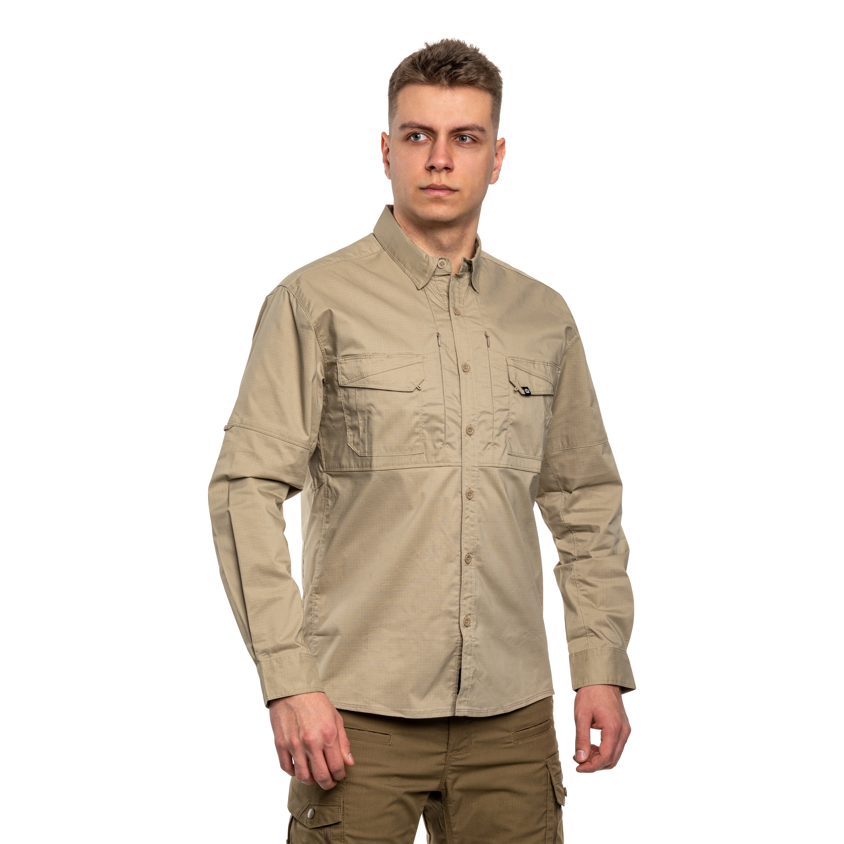 Pentagon Plato Tactical Shirt Long Sleeve - Khaki