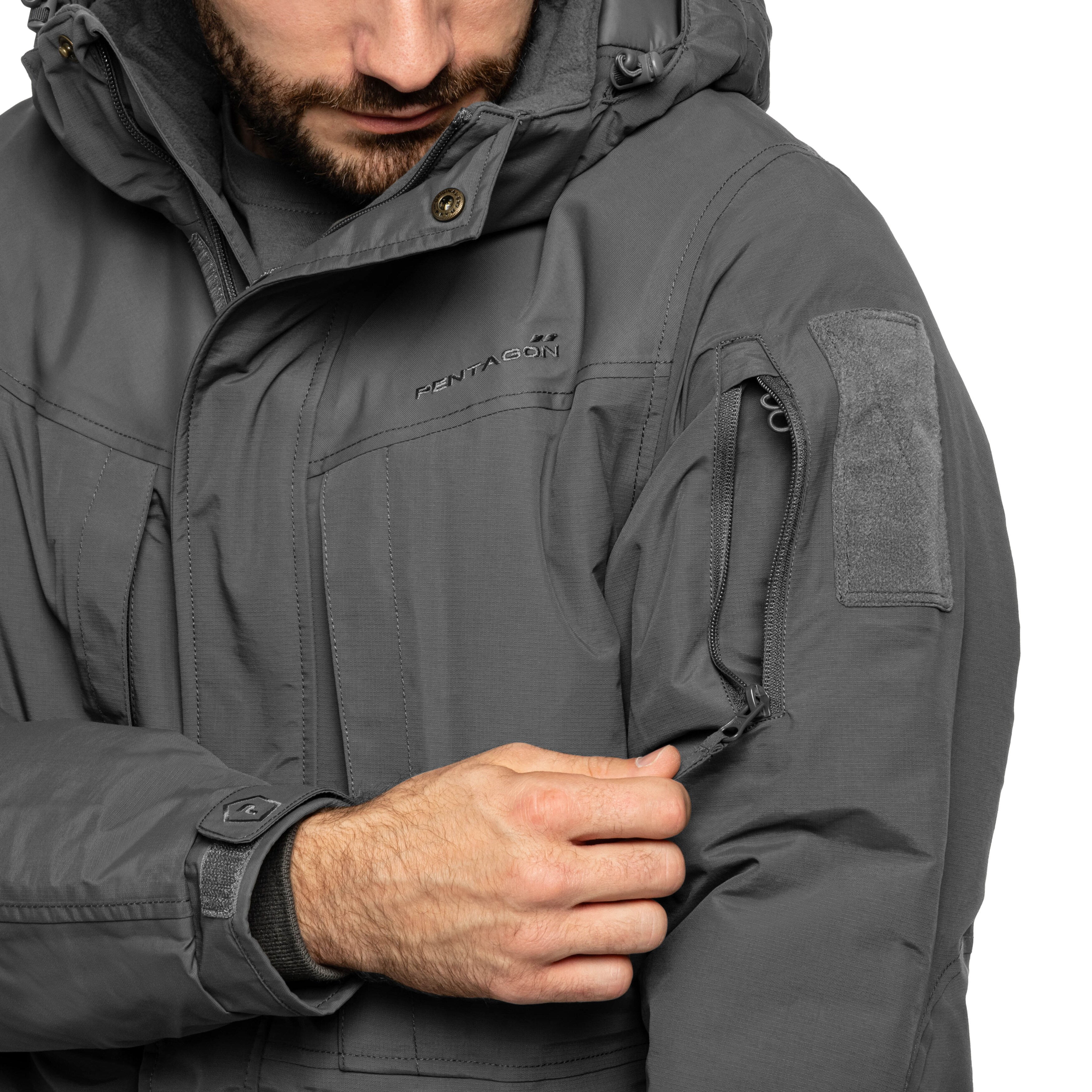 Pentagon HCP Parka Jacket - Cinder Grey