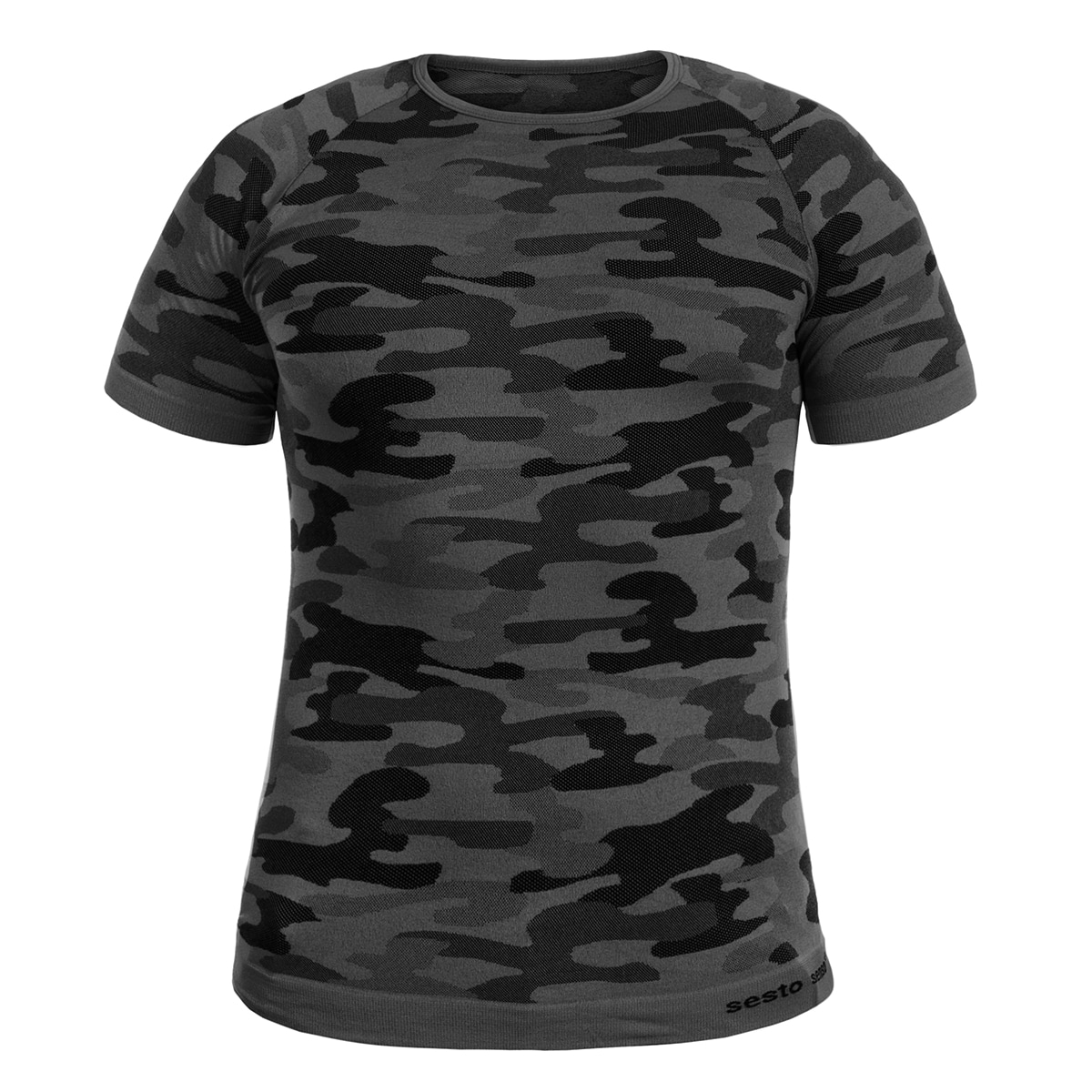 Sesto Senso Thermo Active Short Sleeve Shirt - Dark Camo