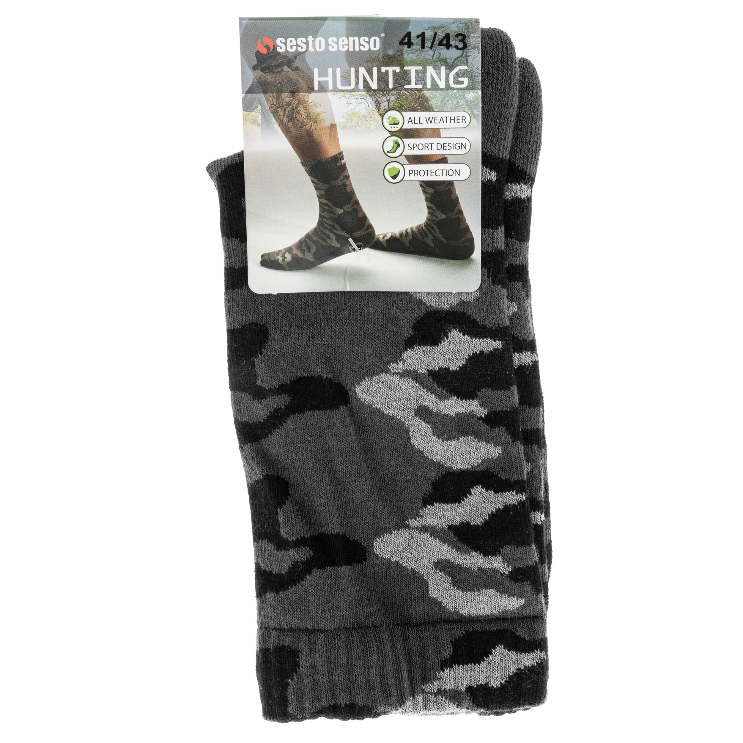 Sesto Senso Hunting Socks - Graphite