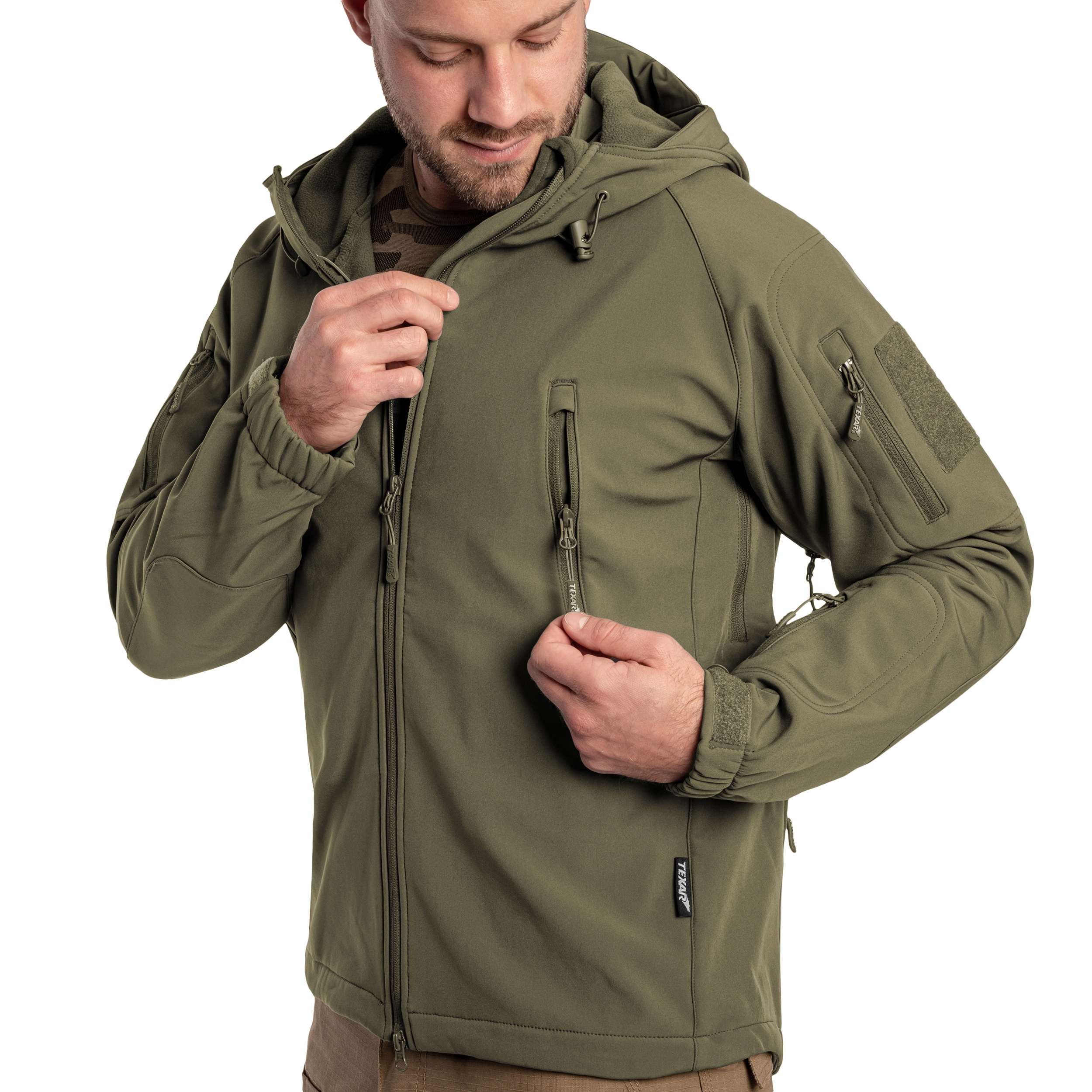 Giacca Softshell Texar Falcon - Olive