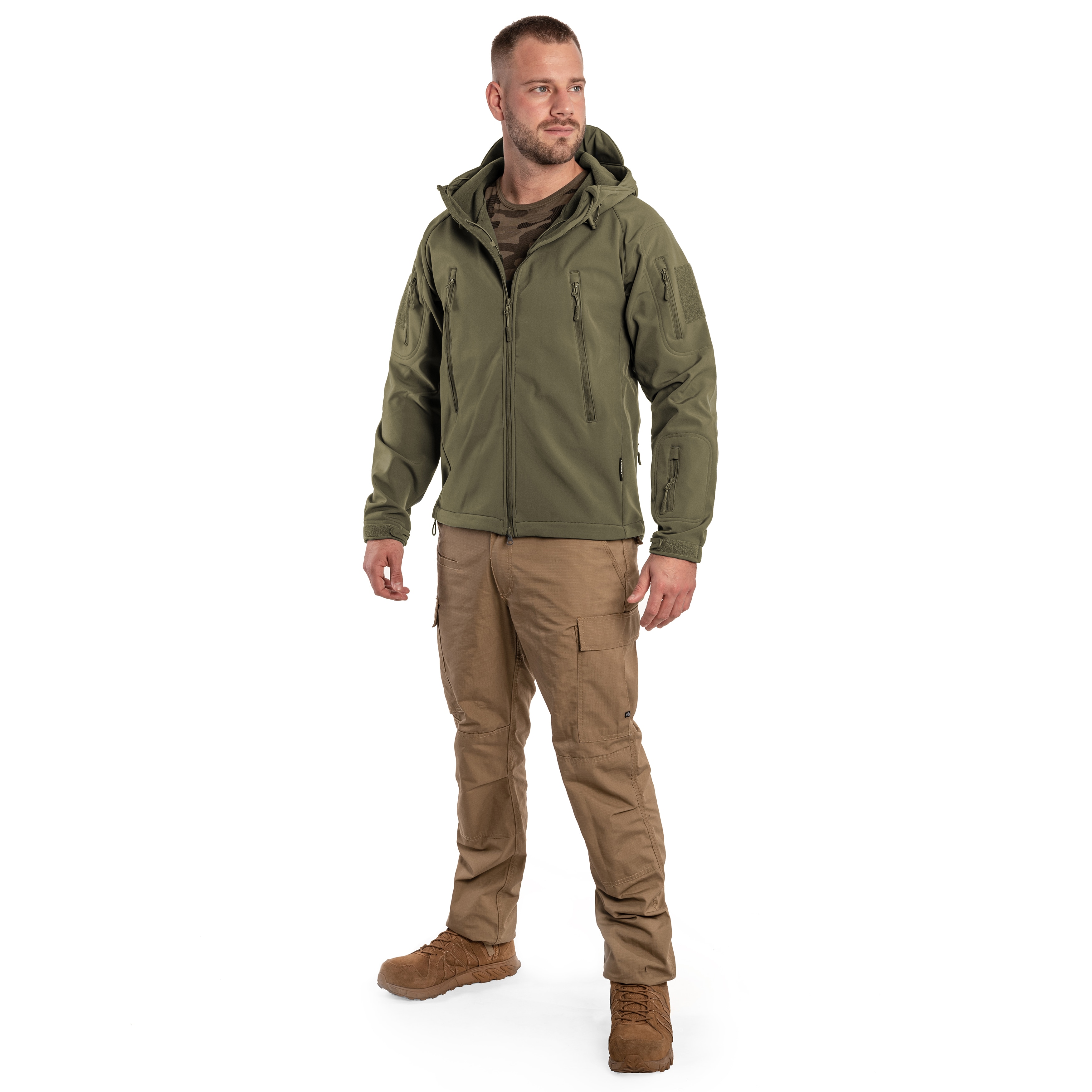 Giacca Softshell Texar Falcon - Olive