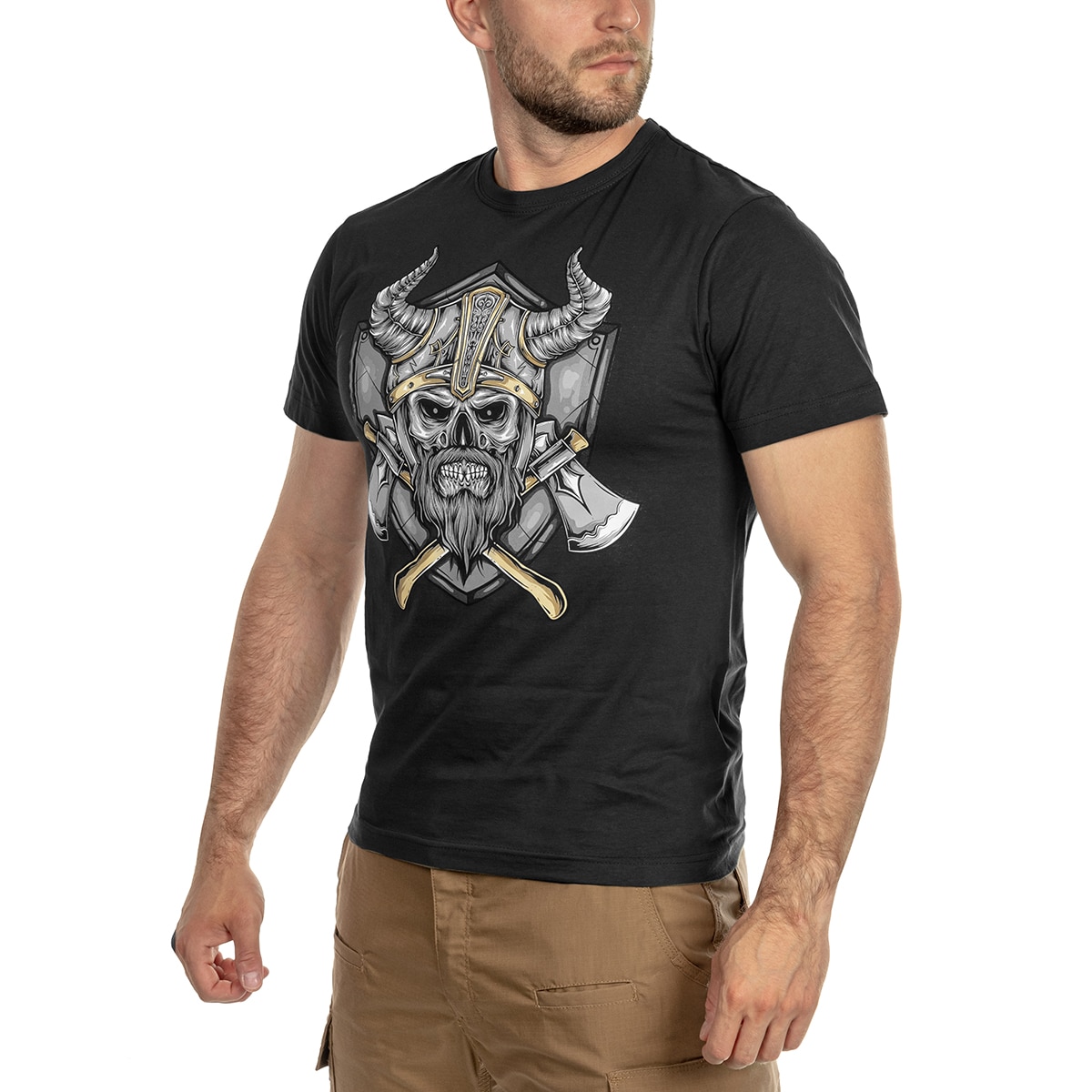 T-shirt Voyovnik Viking - Nero