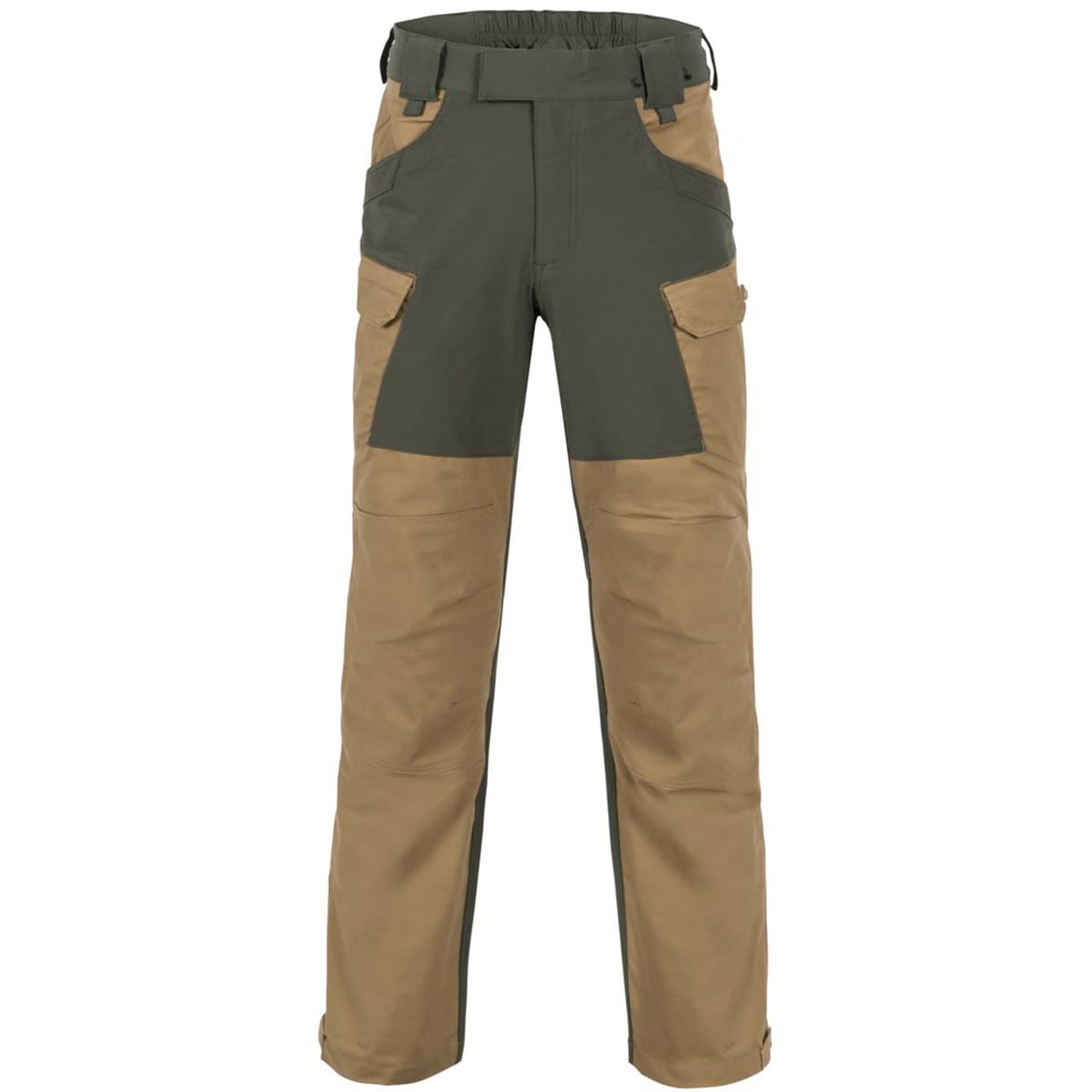 Pantaloni Helikon-Tex Hybrid Outback DuraCanvas - Coyote/Taiga Green